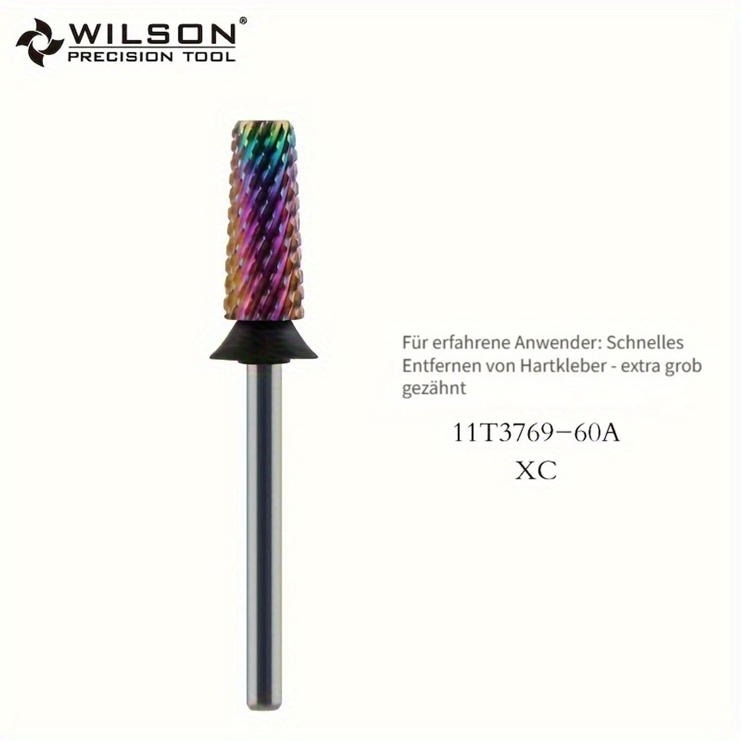 Wilson&nbsp;5.35mm&nbsp;Professionelle&nbsp;Nagelschleifk&ouml;pfe&nbsp;Konische&nbsp;flache&nbsp;Nageldrille&nbsp;gerader&nbsp;Nagelbohrer - Bild 1