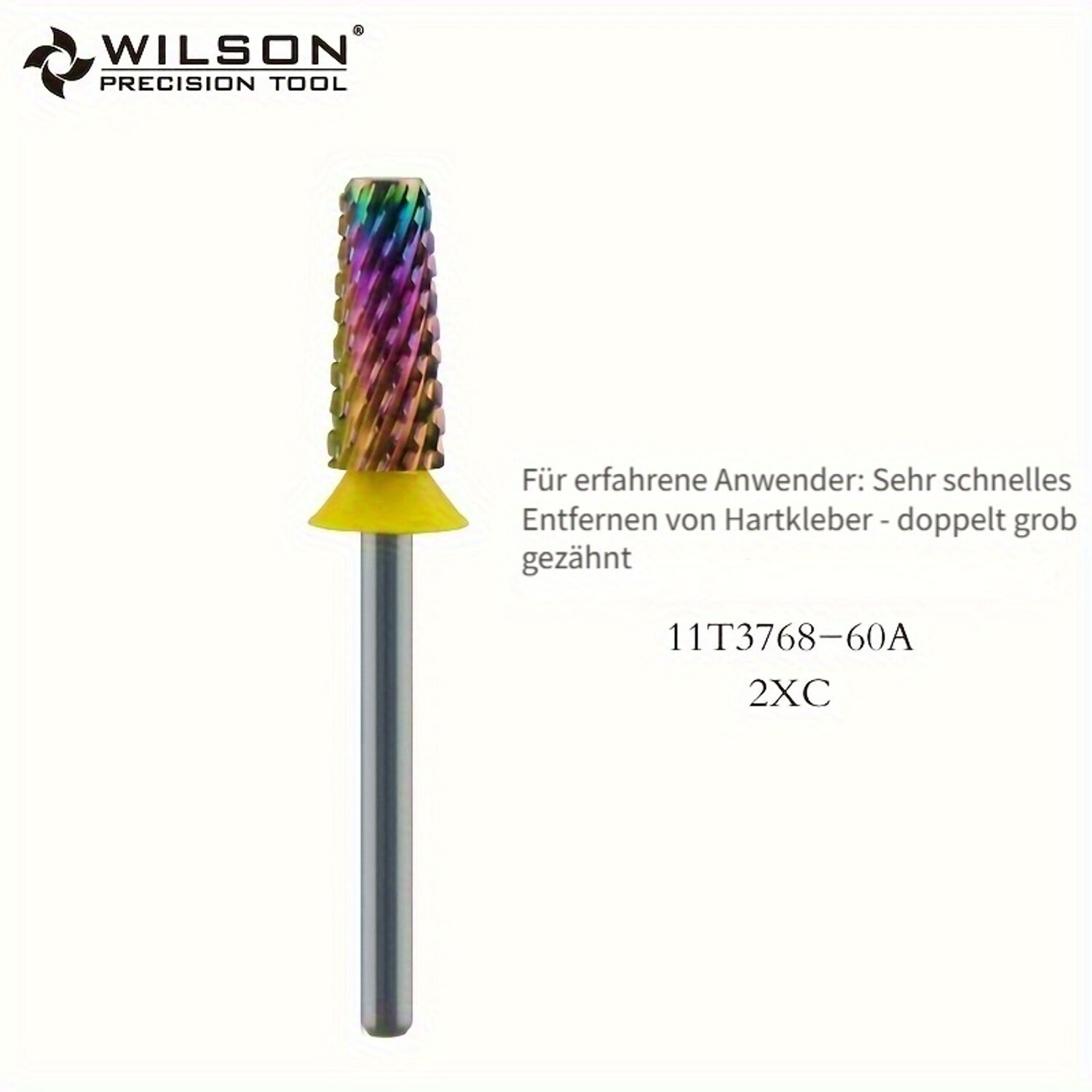 Wilson&nbsp;5.35mm&nbsp;Professionelle&nbsp;Nagelschleifk&ouml;pfe&nbsp;Konische&nbsp;flache&nbsp;Nageldrille&nbsp;gerader&nbsp;Nagelbohrer - Bild 1