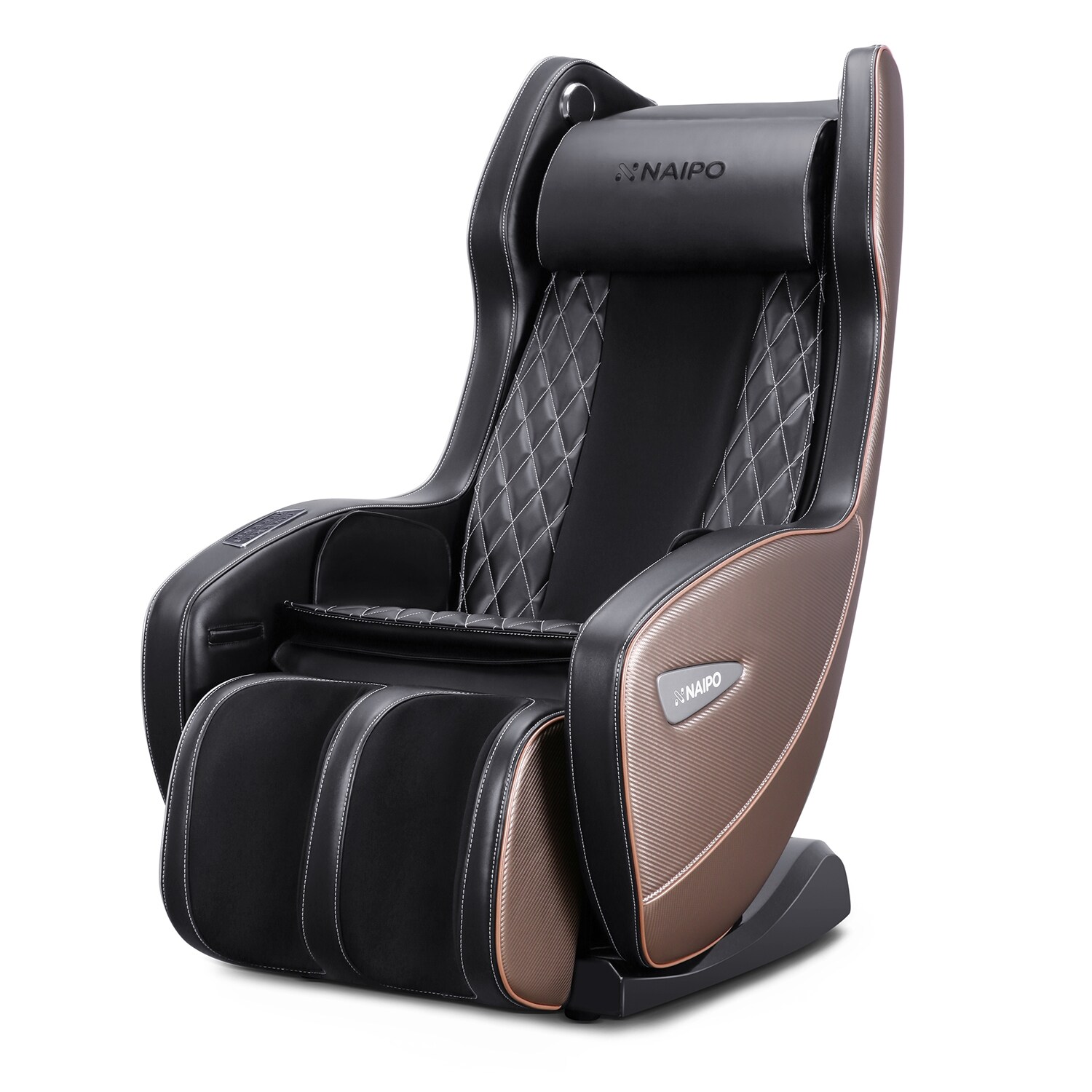 Naipo Massagesessel | Massagestuhl Shiatsu und Luftdruckmassage mit Taillenw&auml;rme | Ergonomisches L-Design und 15 Min Timer | Bluetooth-Lautsprecher | Platzsparender Relaxstuhl f&uuml;r Zuhause und B&uuml;ro - Bild 1