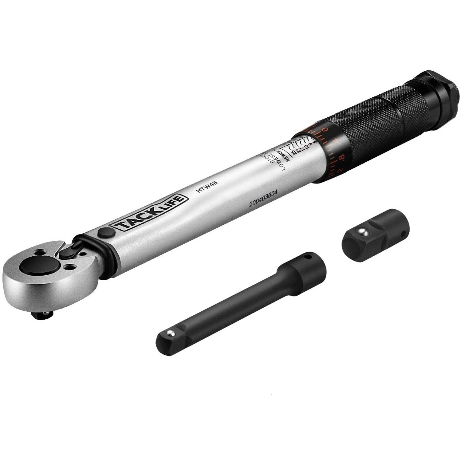TACKLIFE 1/4 Drehmomentschlüssel mit 3/8 Adapter & Verlängerungsstange 5-25 Nm- HTW4B | 04260397847473