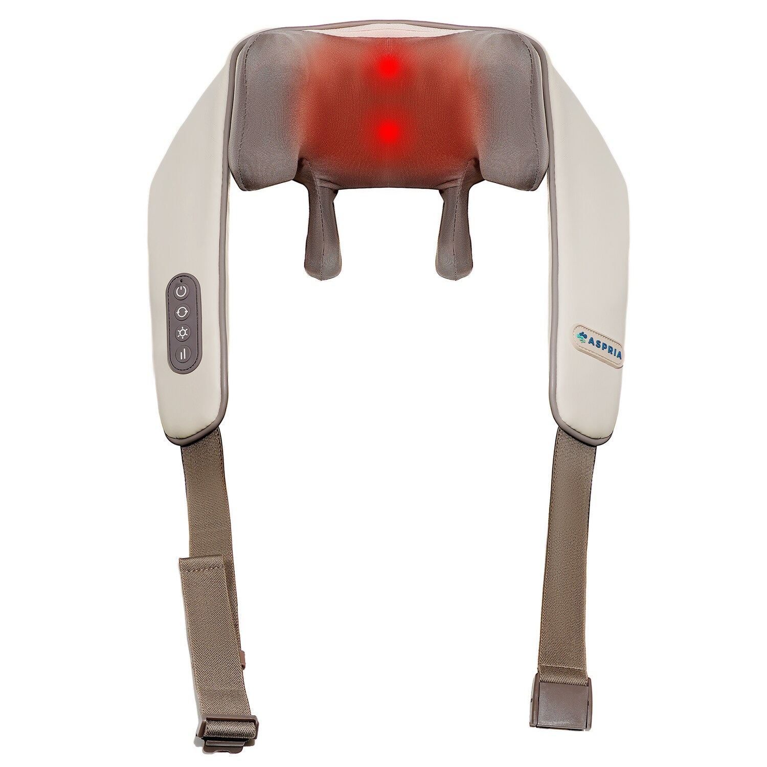 Aspria 5D Shiatsu Nackenmassagegerät mit Wärme, wiederaufladbar, Tragbares Schultermassagegerät für Nacken, Schulter, Rücken, Beine und Ganzkörpermassage, Geschenk für Frauen Männer Freunde Familie | 04260397848845