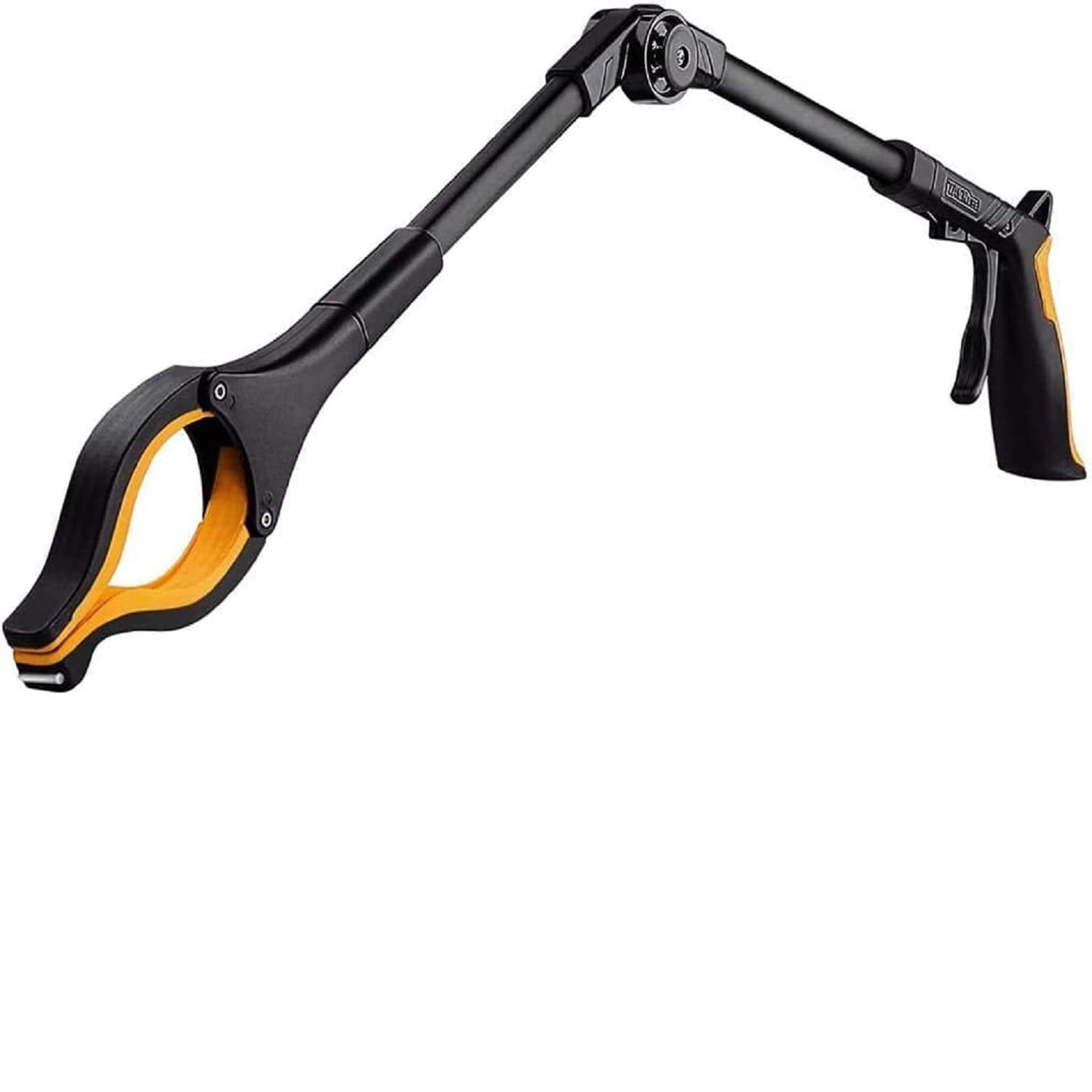 TACKLIFE RG01 Klauengreifer, Faltbare Reacher Grabber Tool M&uuml;ll Picker 90 &deg; Rotierenden Kopf Tragbar Greifwerkzeug, abgewinkelter Arm 0&deg;-180&deg;, 90&deg; drehbarer Kopf - Bild 1