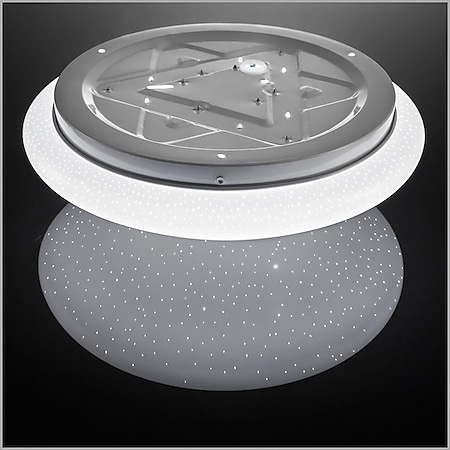 LED Deckenleuchte 28cm Sternenlicht Glitzereffekt 12W neutralweiß online  kaufen bei Netto