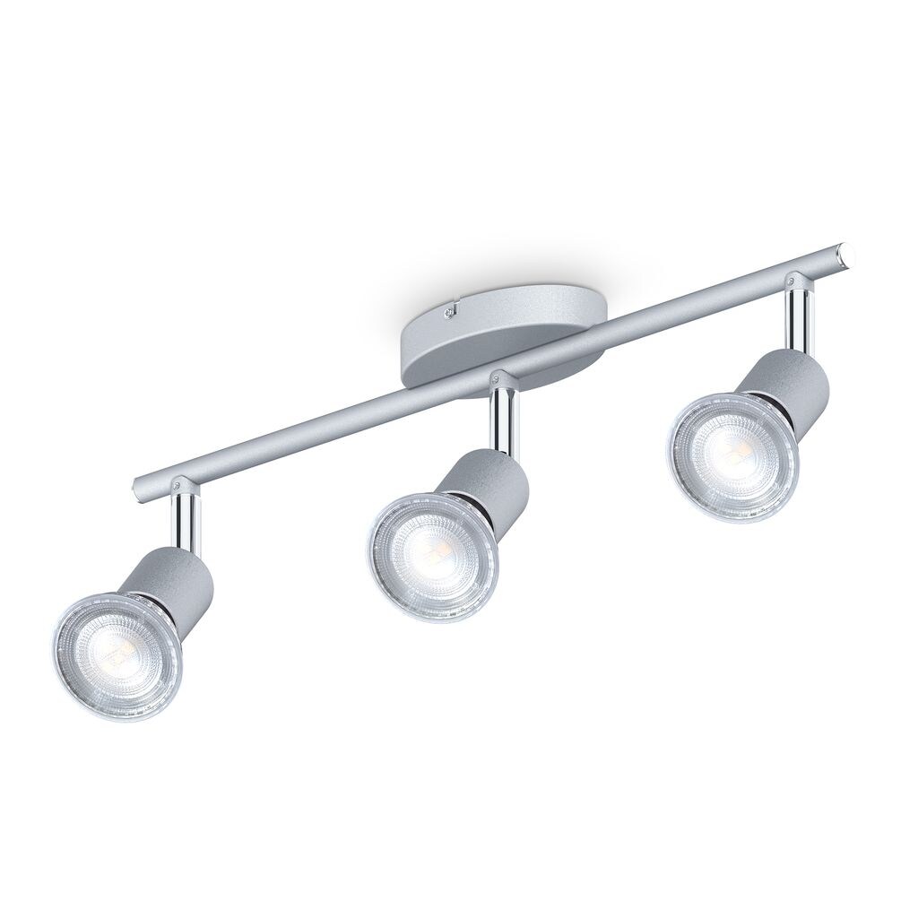 LED Deckenleuchte, titanfarbig, 3xLED/GU10/5W - Bild 1