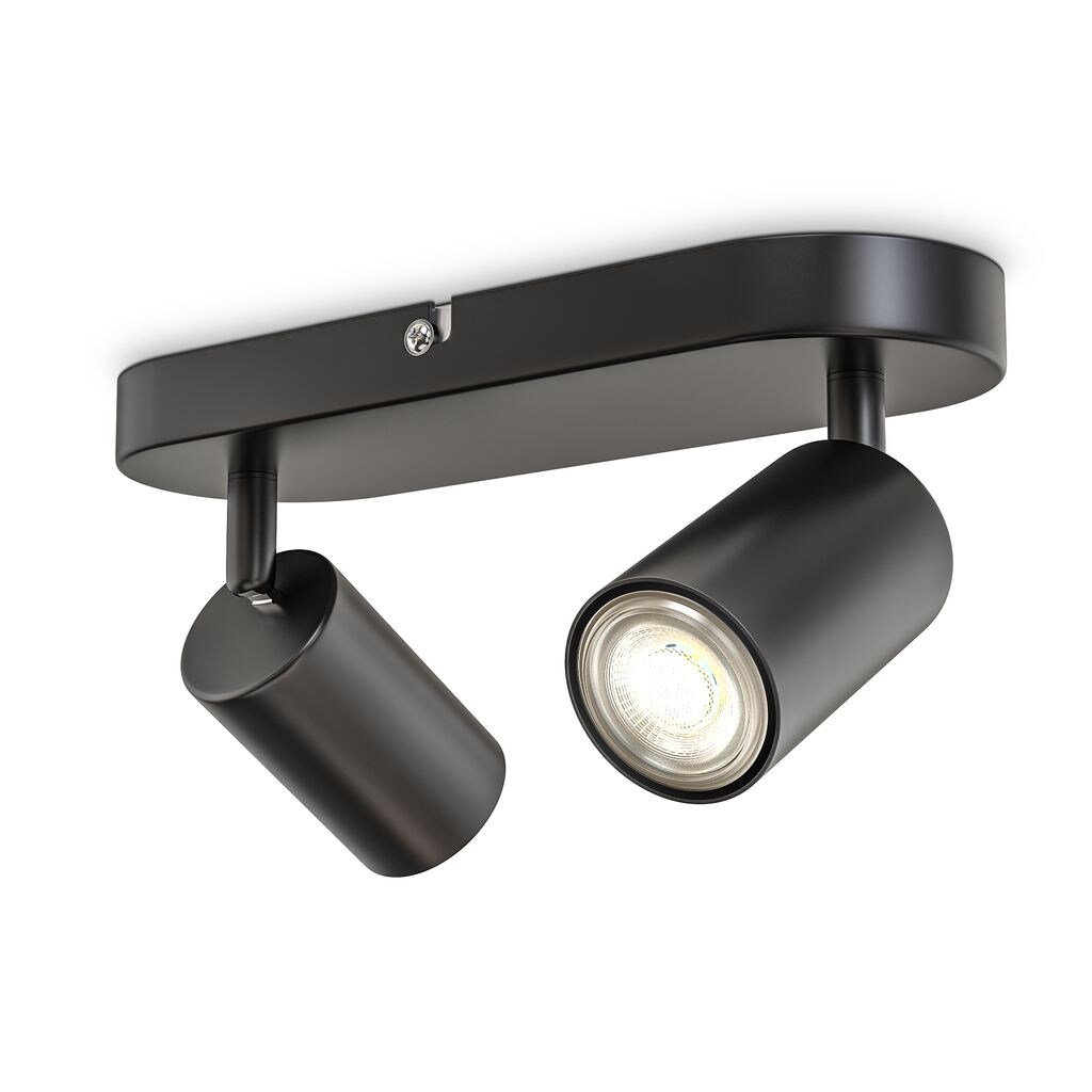Spotleuchte, schwarz, 2xGU10/max. 5W exkl. | 04057722006939