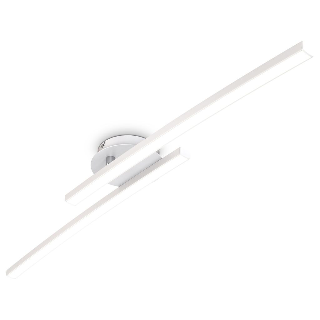 LED Deckenleuchte, matt-wei&szlig;, 2xLED/6W - Bild 1