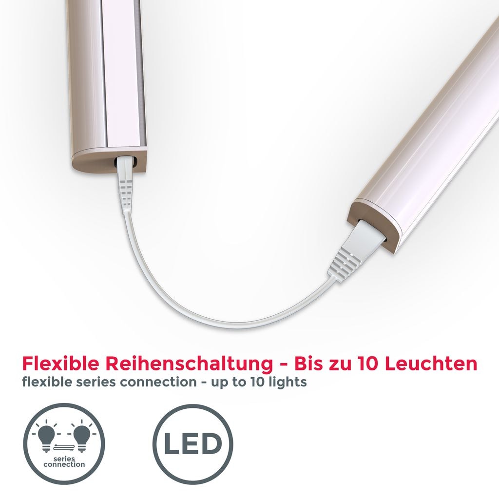 LED Unterbauleuchte, weiß, LED/8W, 2er-Set | 04057722008605
