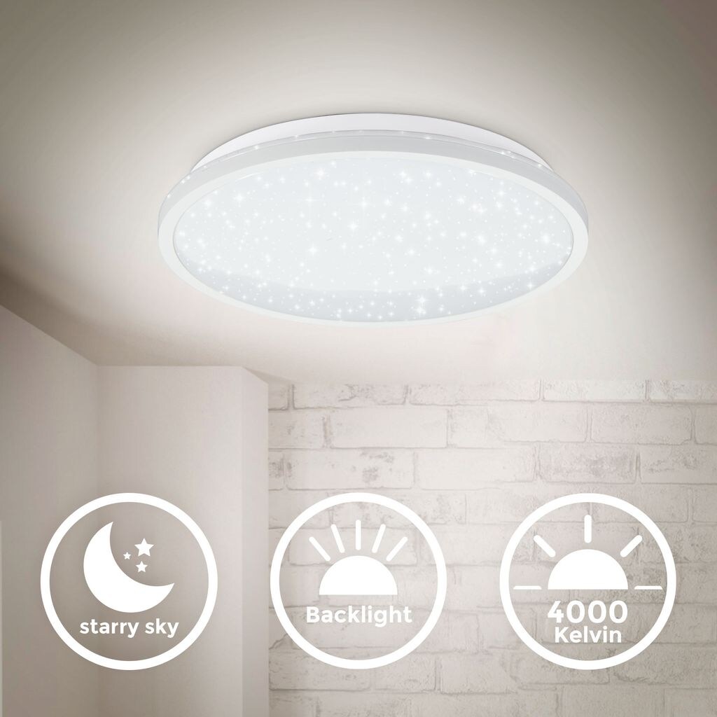 LED Deckenleuchte, wei&szlig;, 1xLED/18W - Bild 1