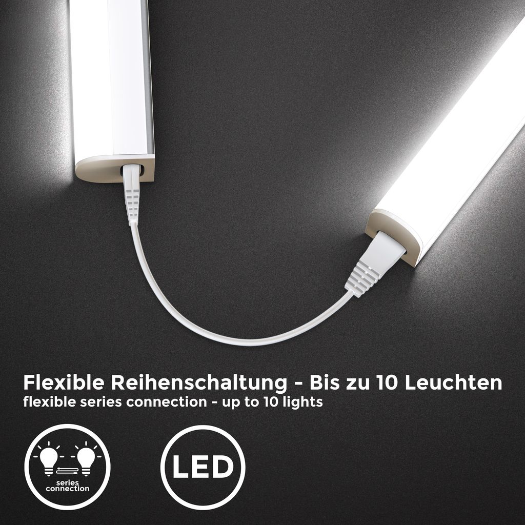 LED Unterbauleuchte, weiß, LED/15W, 2er-Set | 04057722008612