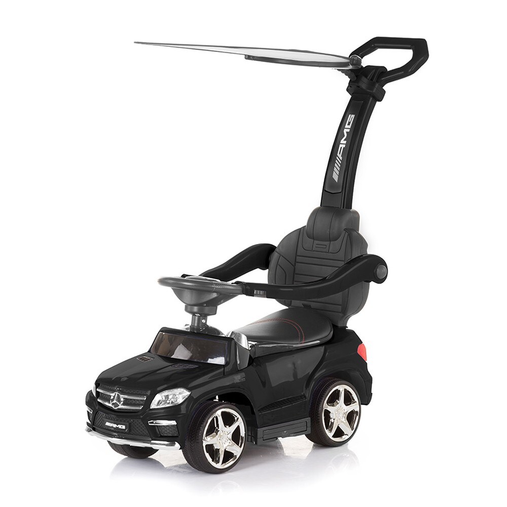 Chipolino Rutscher Mercedes Benz GL63 AMG 3 in 1, Schubstange, Ledersitz, Dach schwarz | 03800931038687