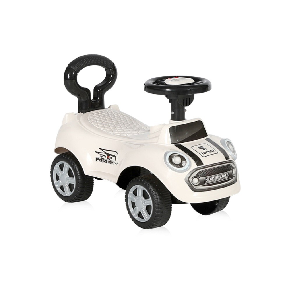 Lorelli Rutscher, Kinderauto Sport Mini, Kippschutz, R&uuml;ckenlehne Musikfunktion in wei&szlig; - Bild 1