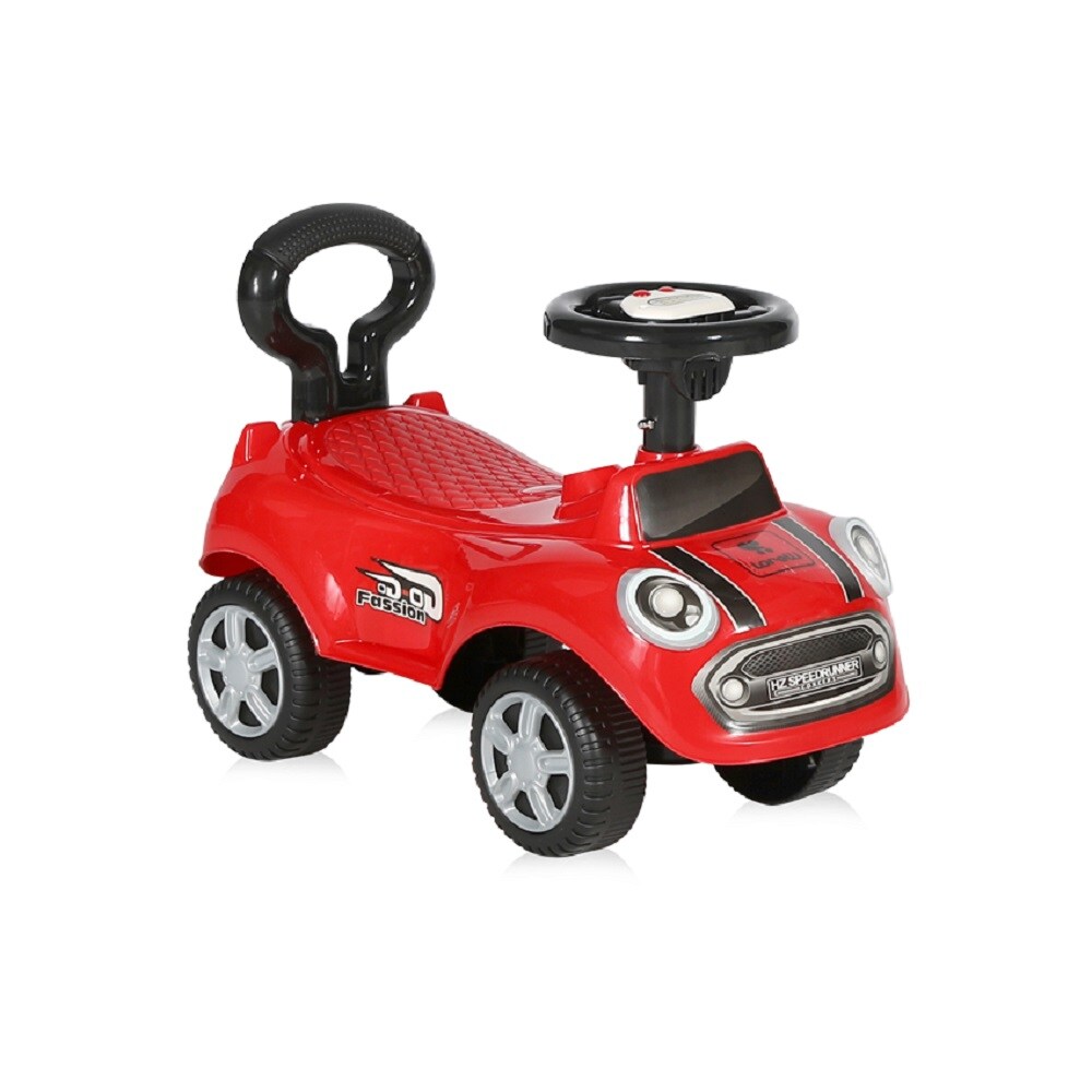 Lorelli Rutscher, Kinderauto Sport Mini, Kippschutz, R&uuml;ckenlehne Musikfunktion in rot - Bild 1