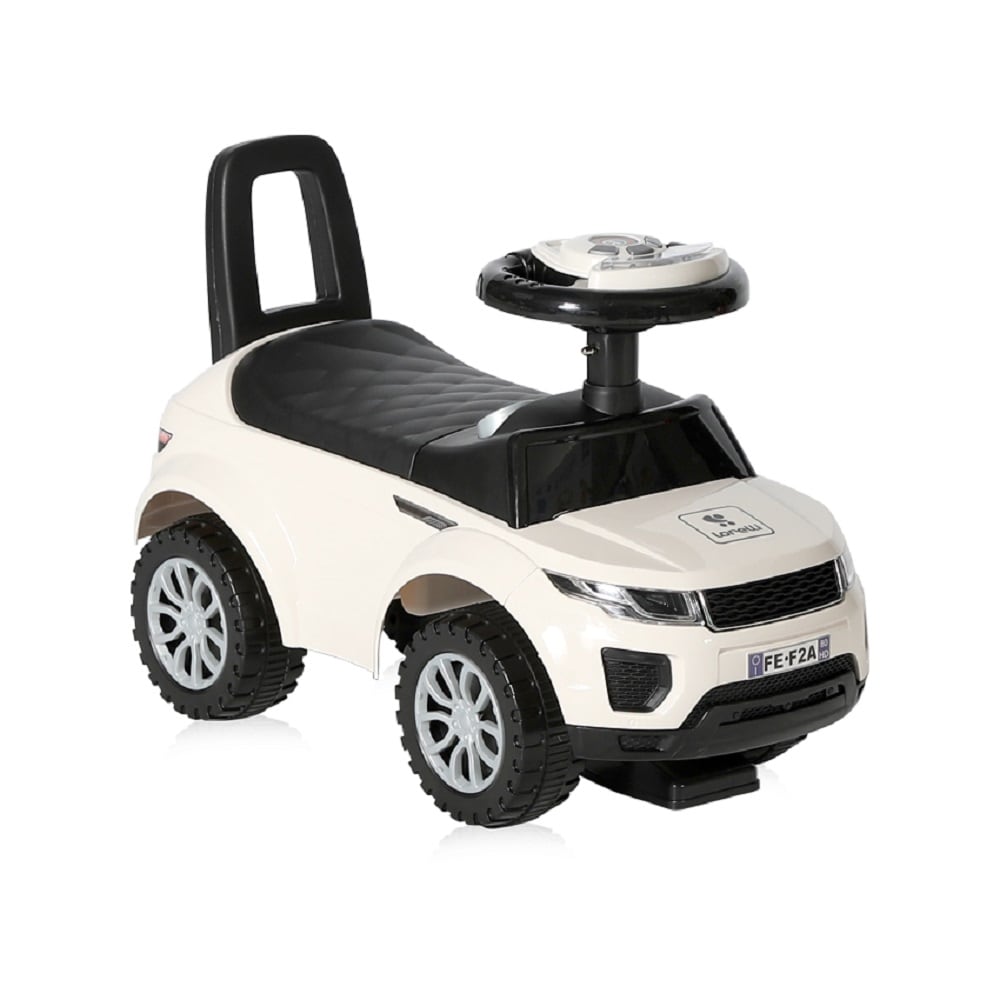 Lorelli Rutscher 2 in 1 Kinderauto Off Road Musikfunktion R&uuml;ckenlehne ab 12 Mon. in wei&szlig; - Bild 1