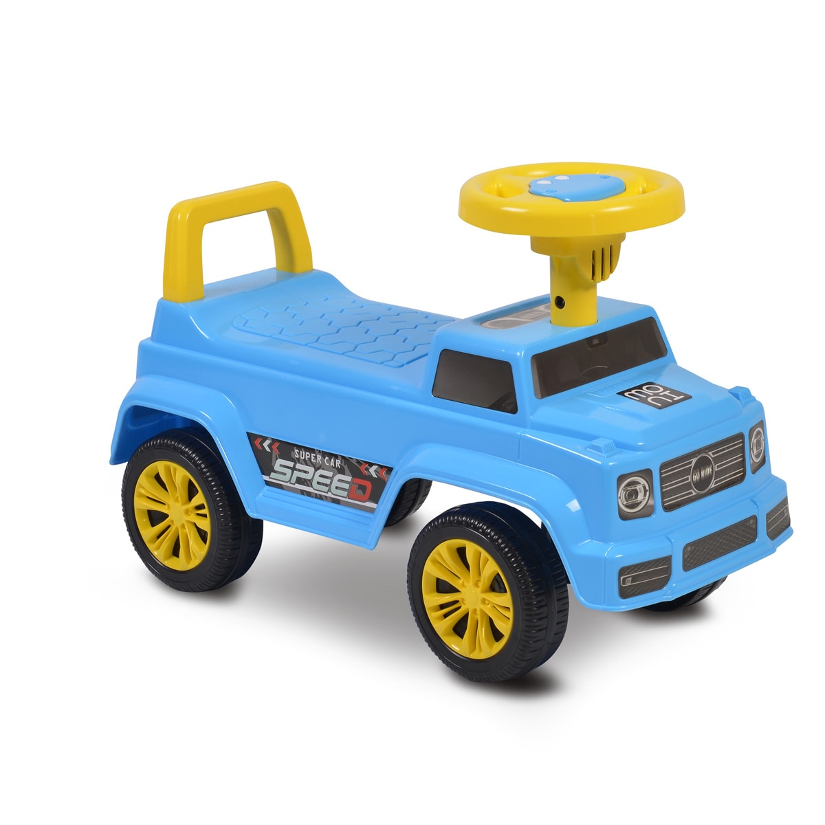 Moni Rutschauto Kinderauto Speed JY-Z12 Musikfunktion, ab 18 Monaten, max. 25 kg in blau - Bild 1