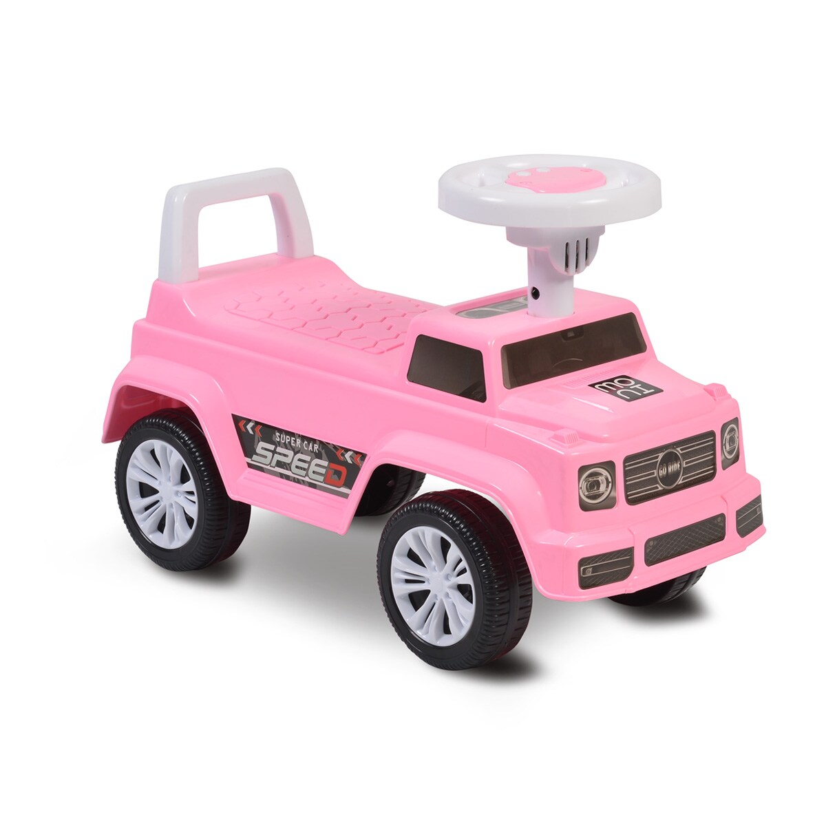 Moni Rutschauto Kinderauto Speed JY-Z12 Musikfunktion, ab 18 Monaten, max. 25 kg in rosa - Bild 1