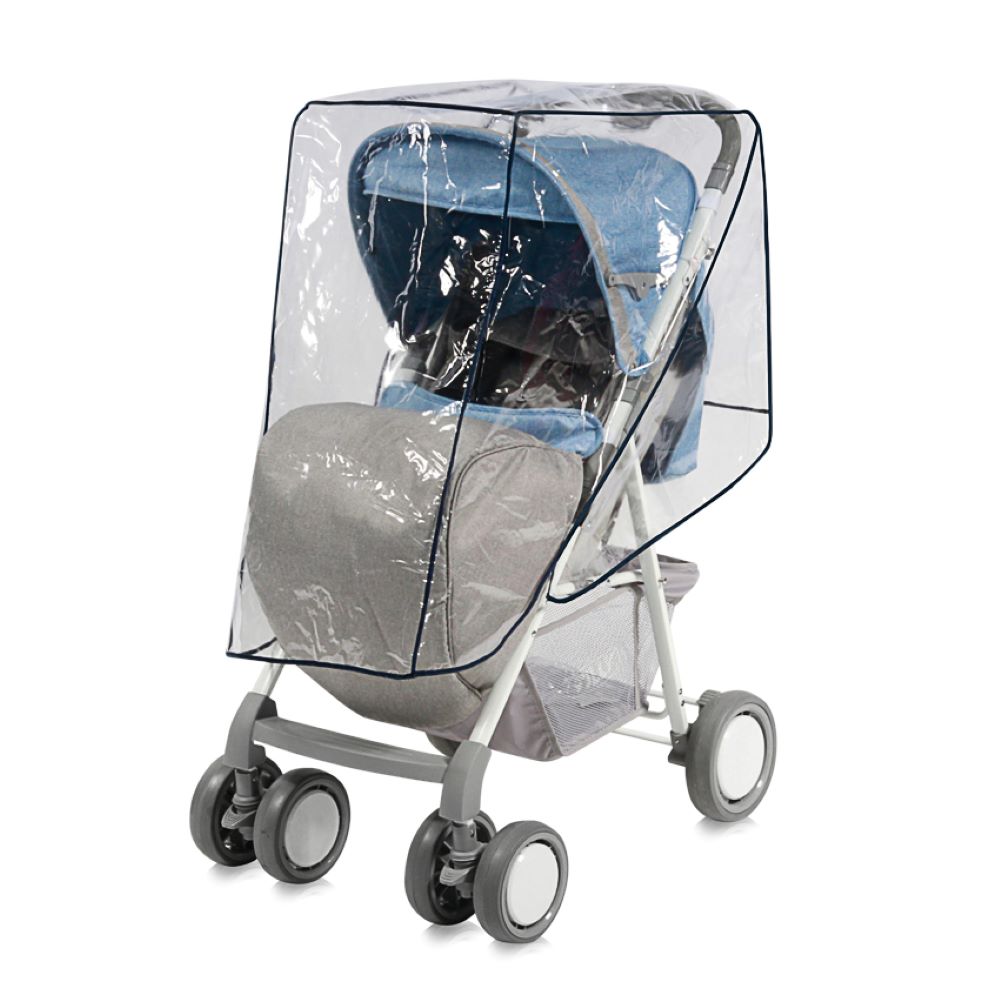 Lorelli Universal Regenschutz, f&uuml;r Kinderwagen oder Buggy, f&uuml;r alle Einsitzer transparent - Bild 1
