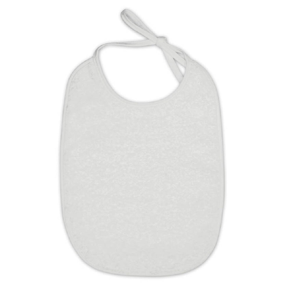 Lorelli Baby-L&auml;tzchen Frottee 10er Pack, Kinderlatz, L&auml;tzchen, f&uuml;r Neugeborene wei&szlig; - Bild 1