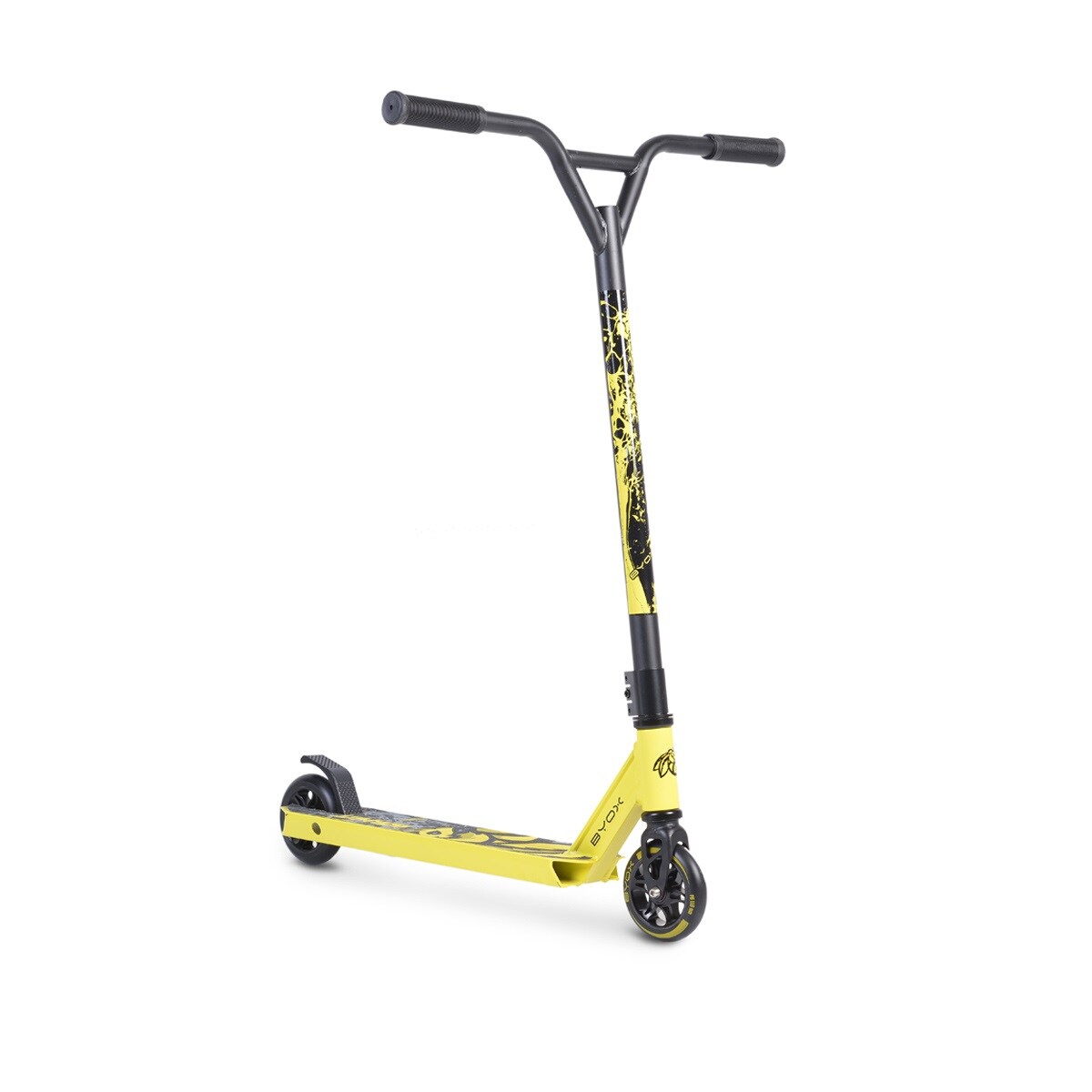 Byox Kinderroller Hornet Aluminium, ABEC-9 Lager, TPR-Griffe, max 100 kg, Bremse gelb | 03800146226008