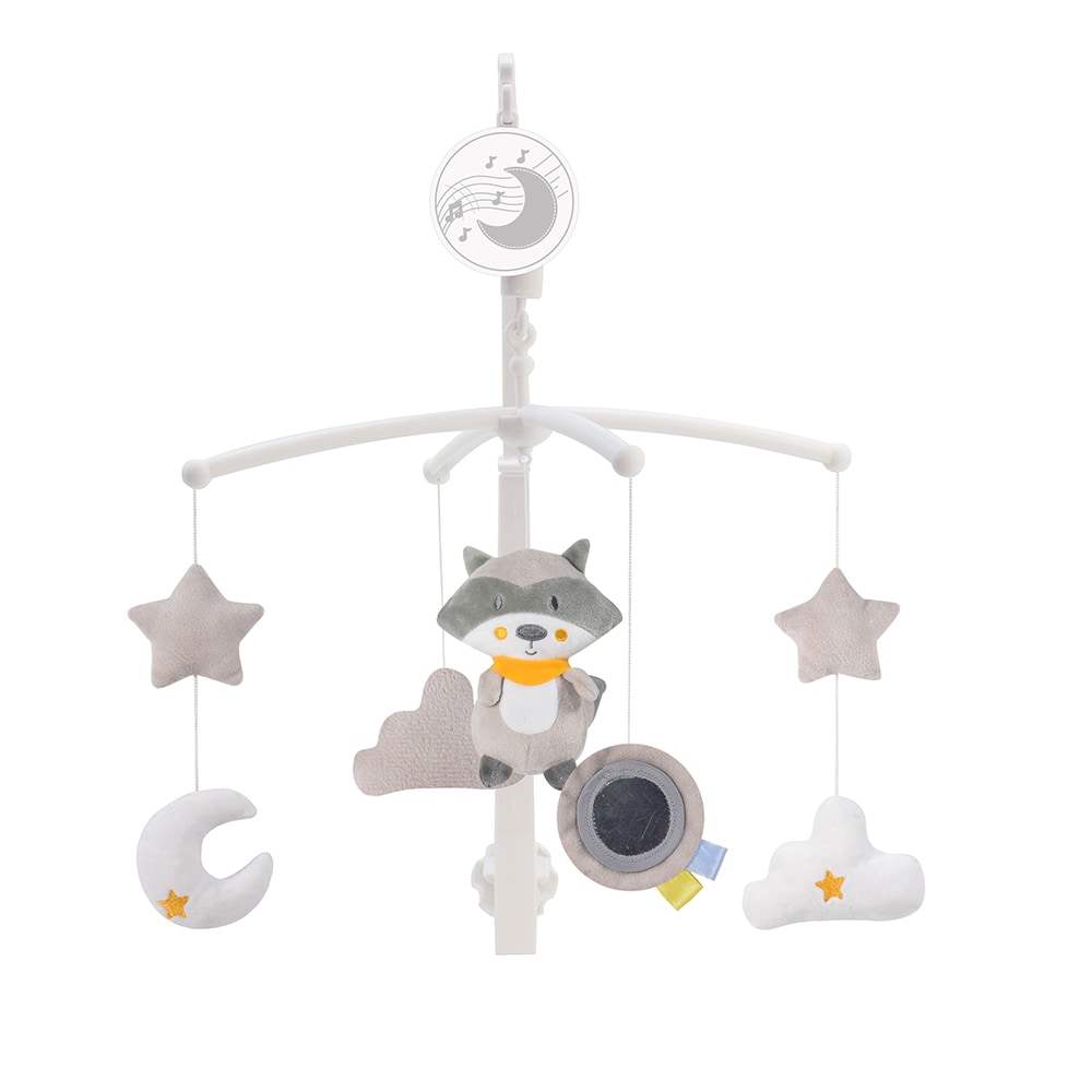 Cangaroo Musik Mobile 63605 Dreamy Aufzugsmechanismus Schlaflieder Pl&uuml;schtiere beige - Bild 1