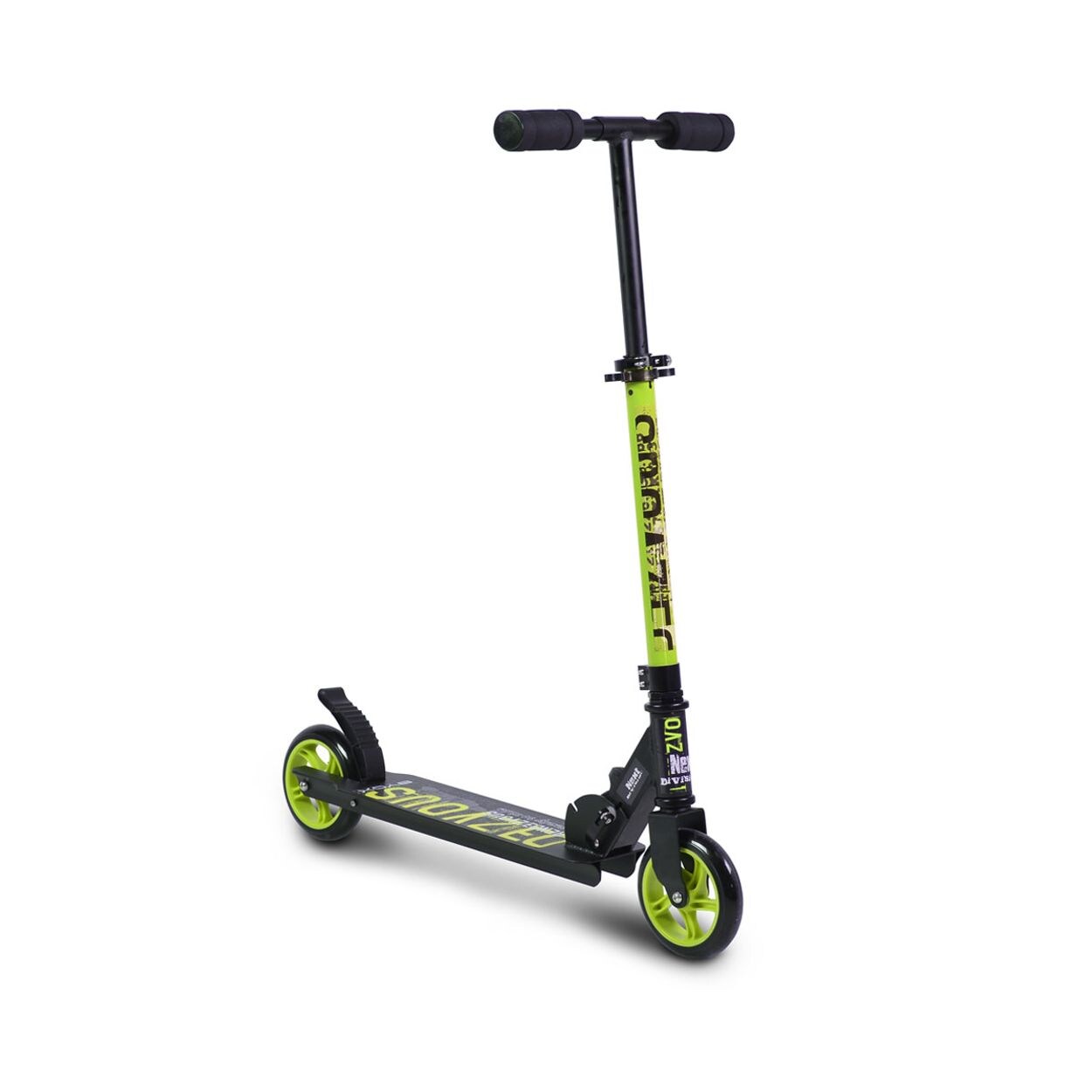 Byox Kinderroller Rendevous, Höhe einstellbar, klappbar, PU-Räder, ABEC-7 grün