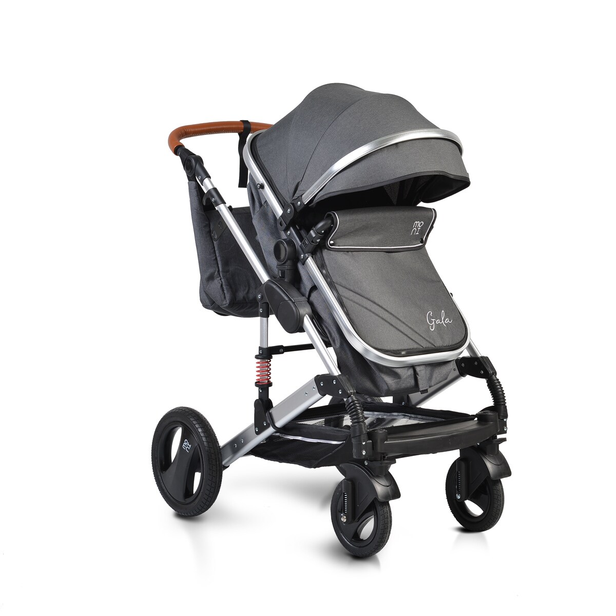 Moni Kinderwagen Gala Tragetasche Sportsitz umbaubar Wickeltasche Sitz umkehrbar schwarz - Bild 1