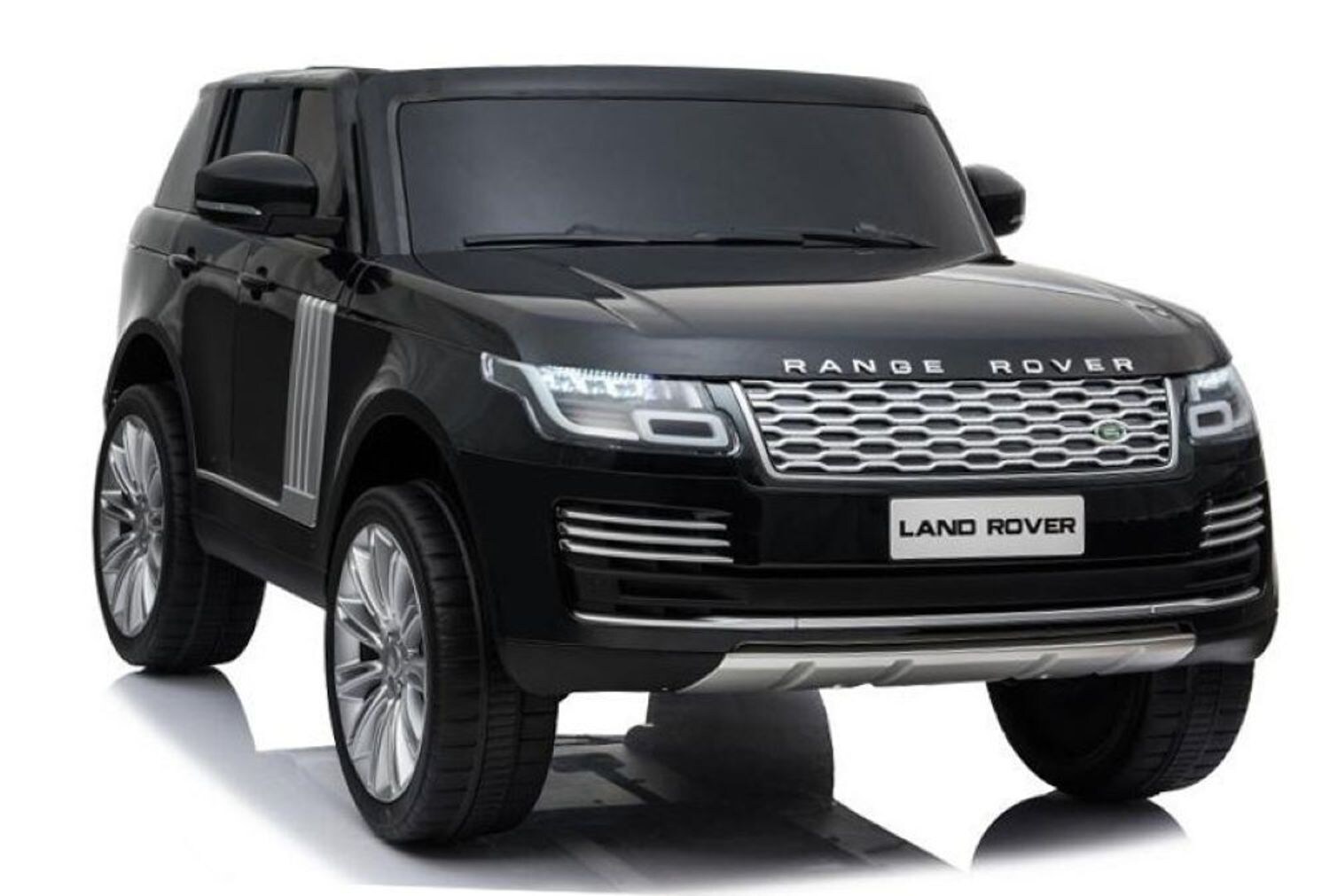 ES-Toys Kinder Elektroauto Land Rover Range Rover EVA-Reifen Allradantrieb schwarz