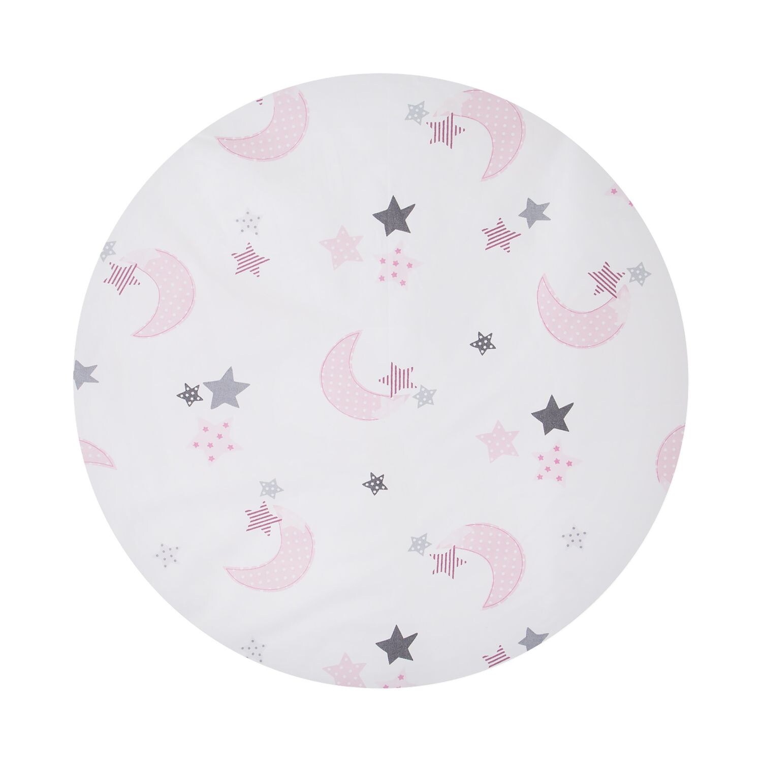 Chipolino 4-teiliges Bettwäsche Set, Kissen, Kissenbezug, Steppdecke, Bettlaken weiß/rosa | 03800931035181