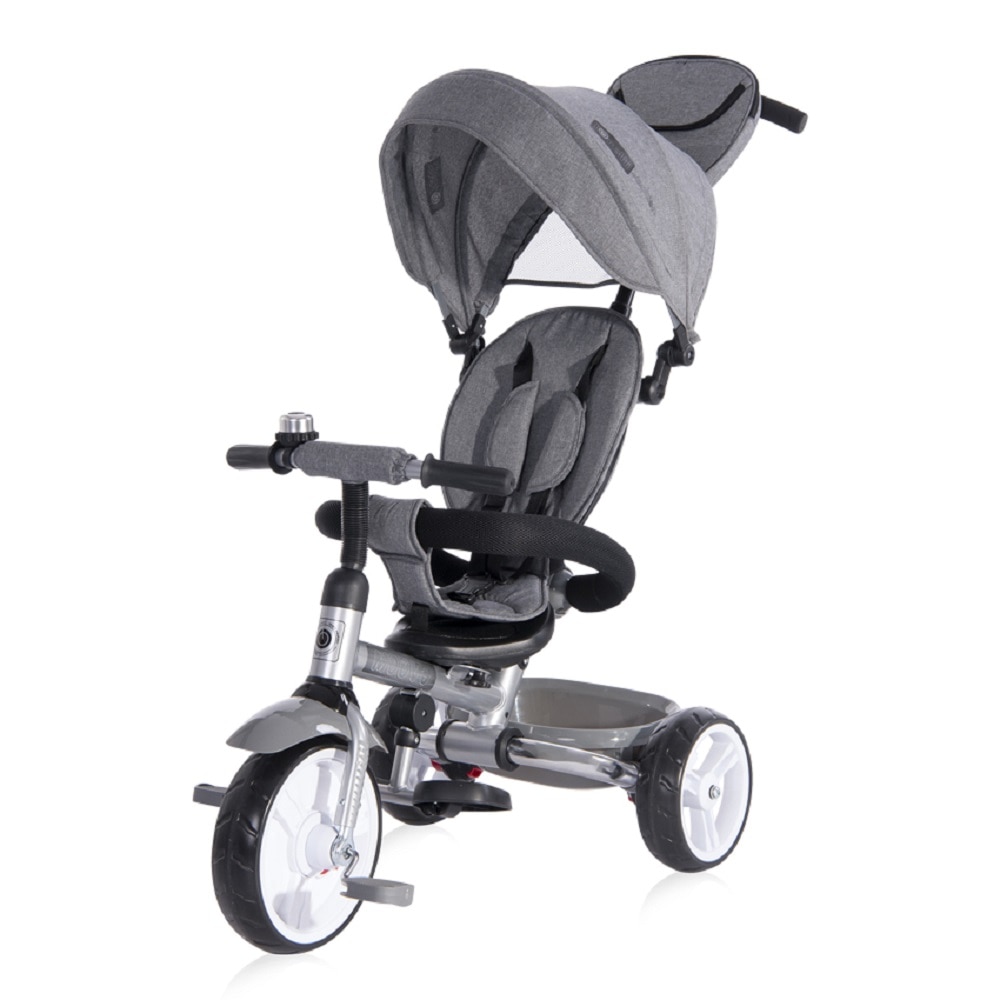 Lorelli Dreirad Moovo EVA-Reifen faltbar Lenkstange Becherhalter verstellbar hellgrau - Bild 1