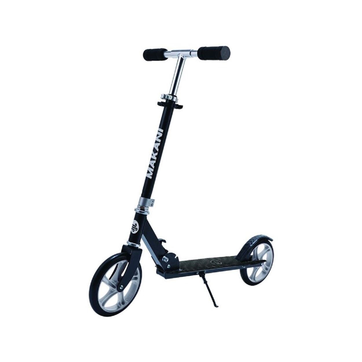 Makani Scooter Sigma, PU-Räder, klappbar, Seitenständer, Griff 360° drehbar grau | 03801006011031