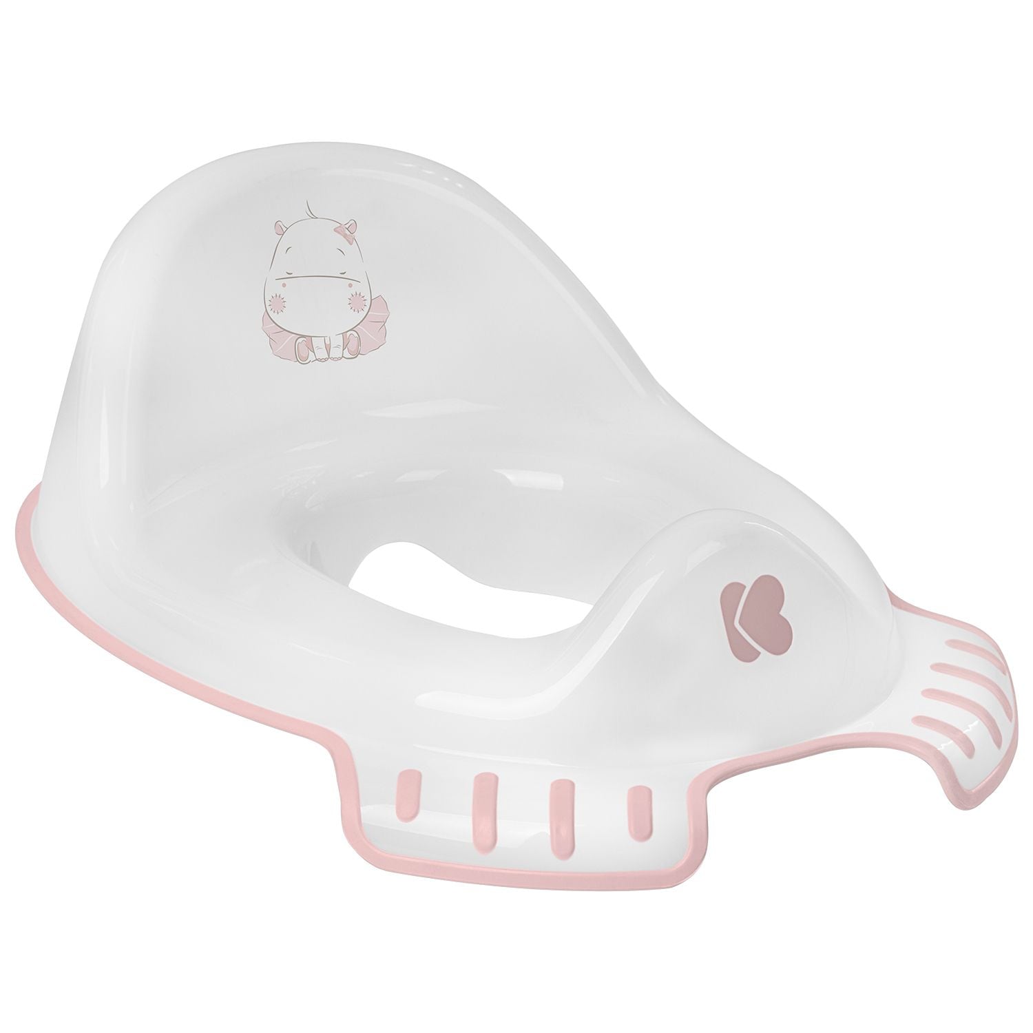 Kikkaboo, Toilettenaufsatz Hippo Toilettensitz, anatomische Form, Spritzschutz rosa - Bild 1