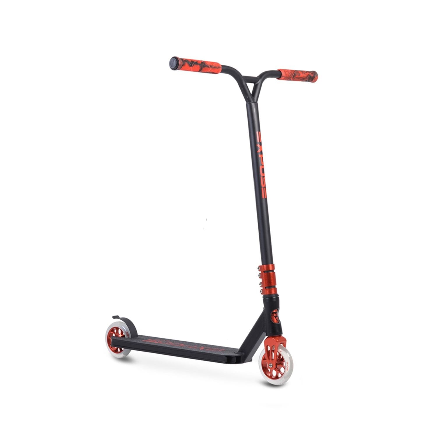 Byox Scooter Stunt Expose, ABEC-9 Lager, PU-R&auml;der, ab 10 Jahren, aus Aluminium rot - Bild 1