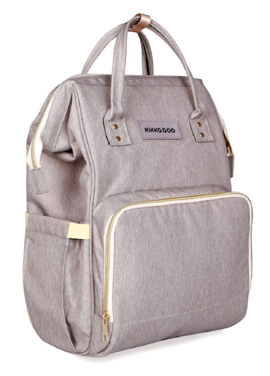 Kikkaboo Wickeltasche Siena, Rucksack, Wickelunterlage, Grifflänge einstellbar beige