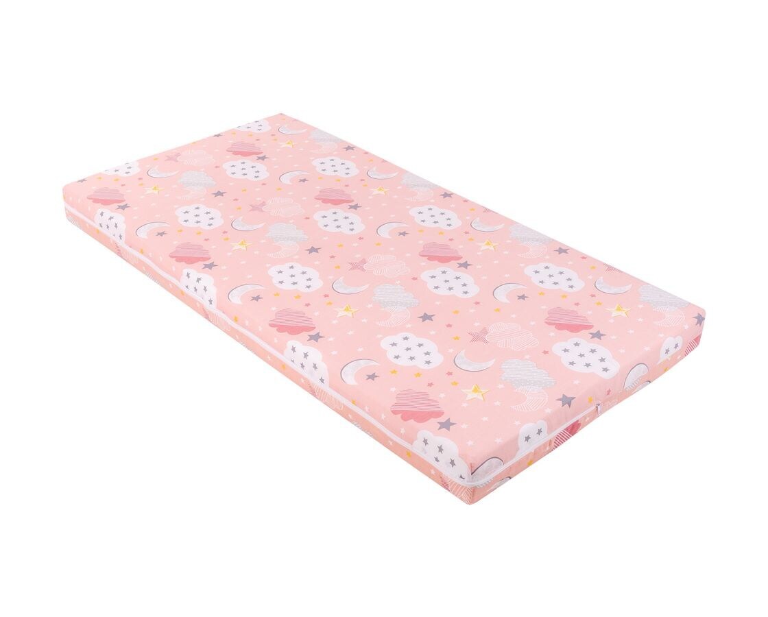 Kikkaboo Babybett Matratze Fantasia Plus 120 x 60cm Reißverschluss Baumwollbezug orange | 03801107030214