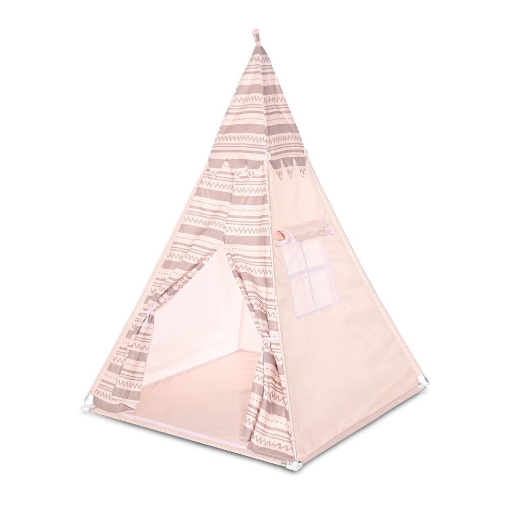 Lorelli Kinderspielzelt Krabbeldecke Netzfenster T&uuml;ren zum &Ouml;ffnen und Schlie&szlig;en beige - Bild 1