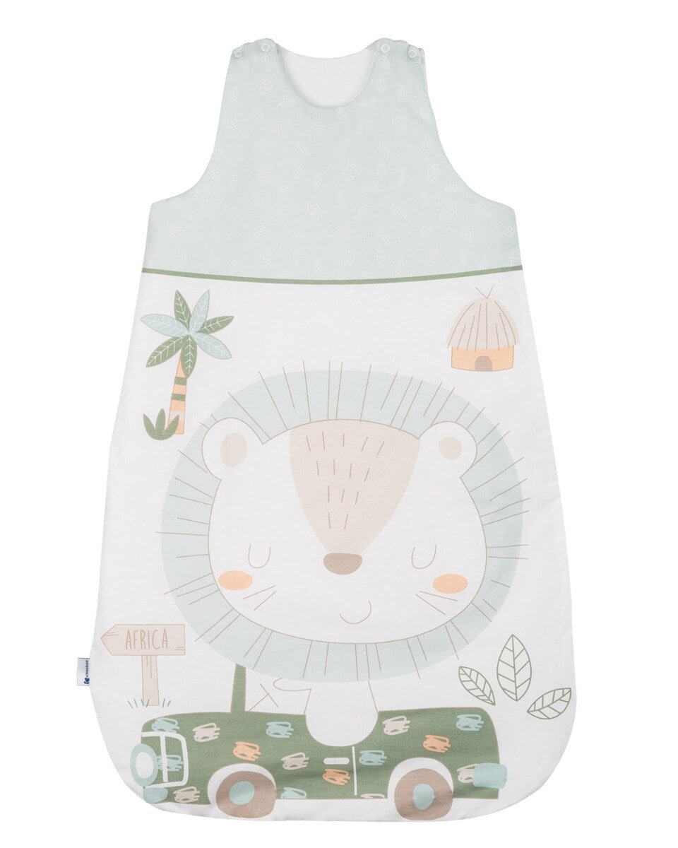 Kikkaboo Baby Schlafsack 0-6 Monate, L&auml;nge 70 cm, 3.3 TOG, Rei&szlig;verschluss gr&uuml;n - Bild 1