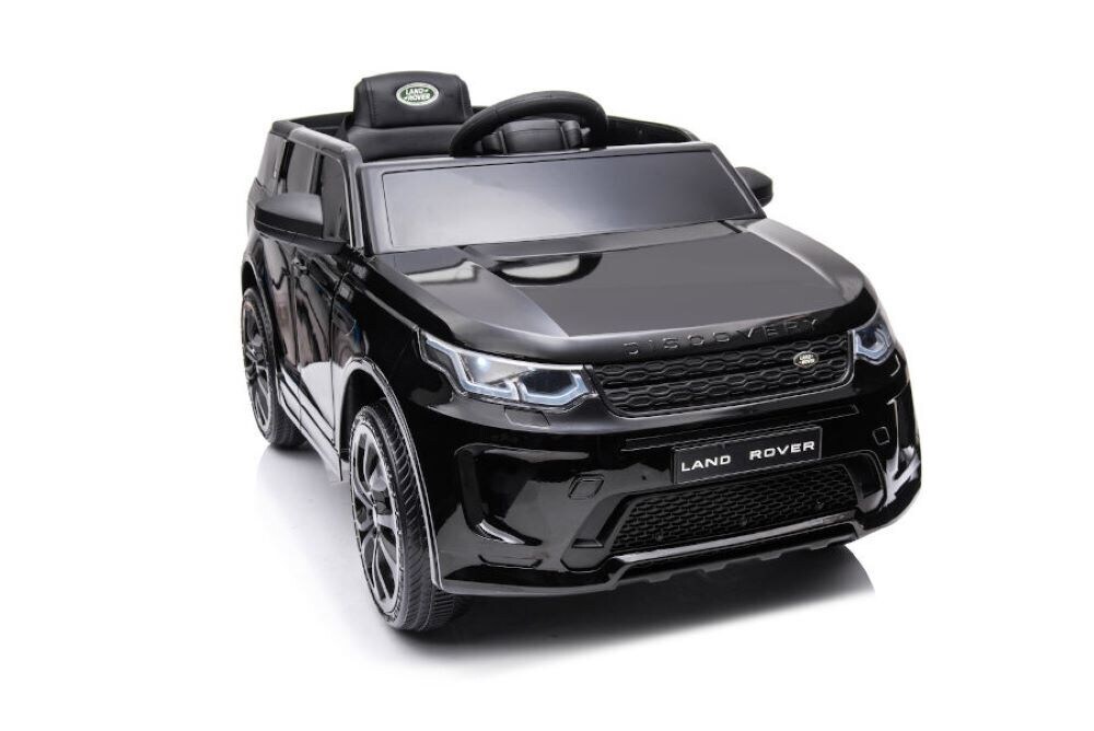 ES-Toys Kinder Elektroauto Land Rover Discovery 5 EVA-Reifen Bluetooth Musik MP3 schwarz