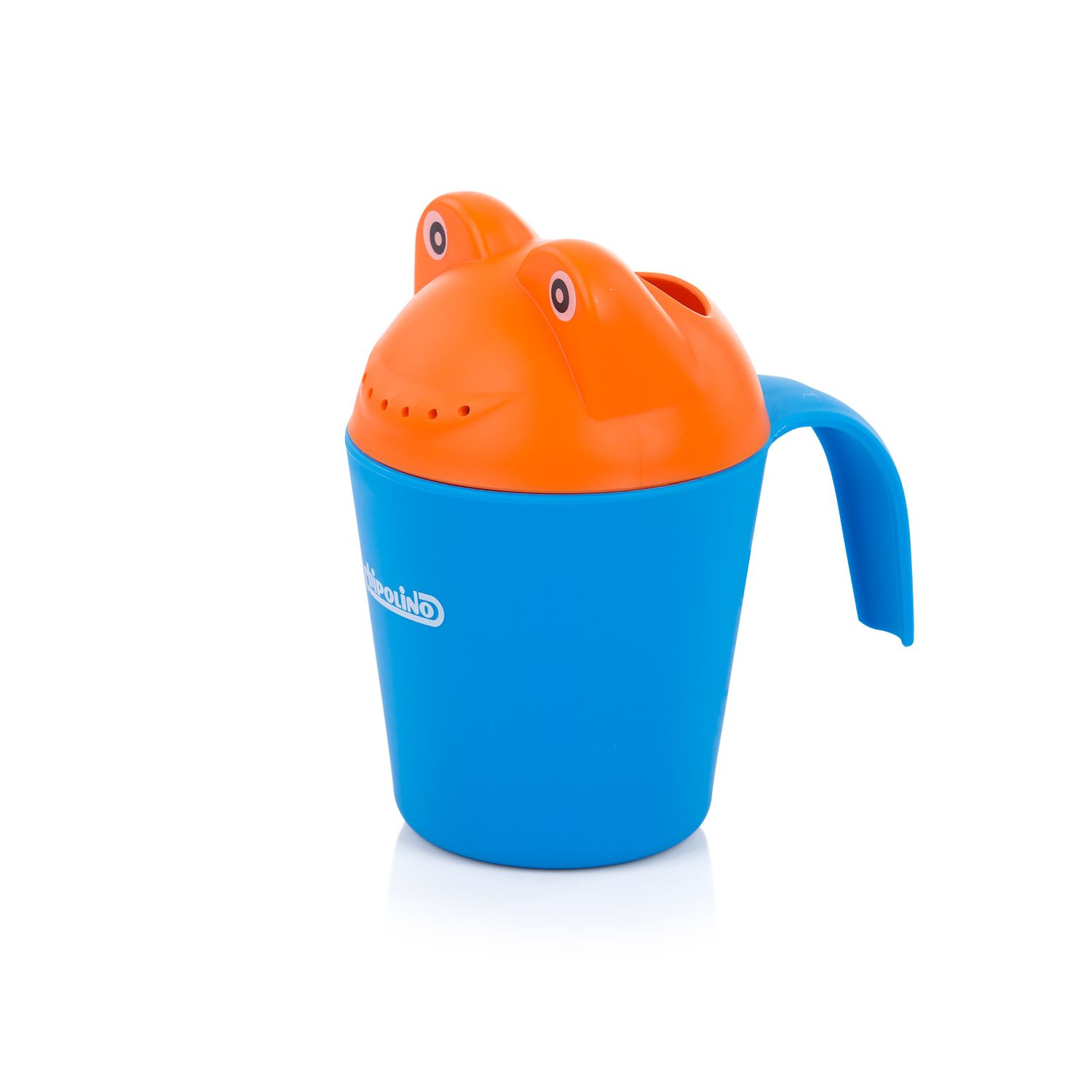 Chipolino Baby Badetasse Froggy weiche Kanten ergonomischer Griff ab 10 Monaten blau - Bild 1