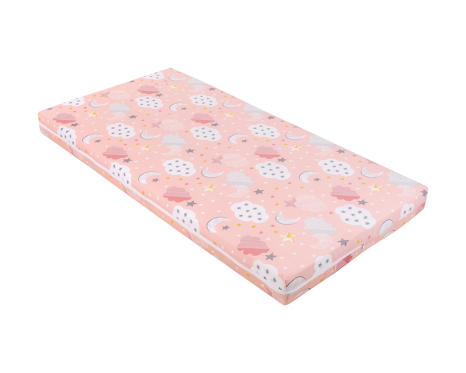 Kikkaboo Kinderbett Matratze Fantasia Plus 140 x 70 x 8 cm, Bezug abnehmbar rosa | 03801107030337