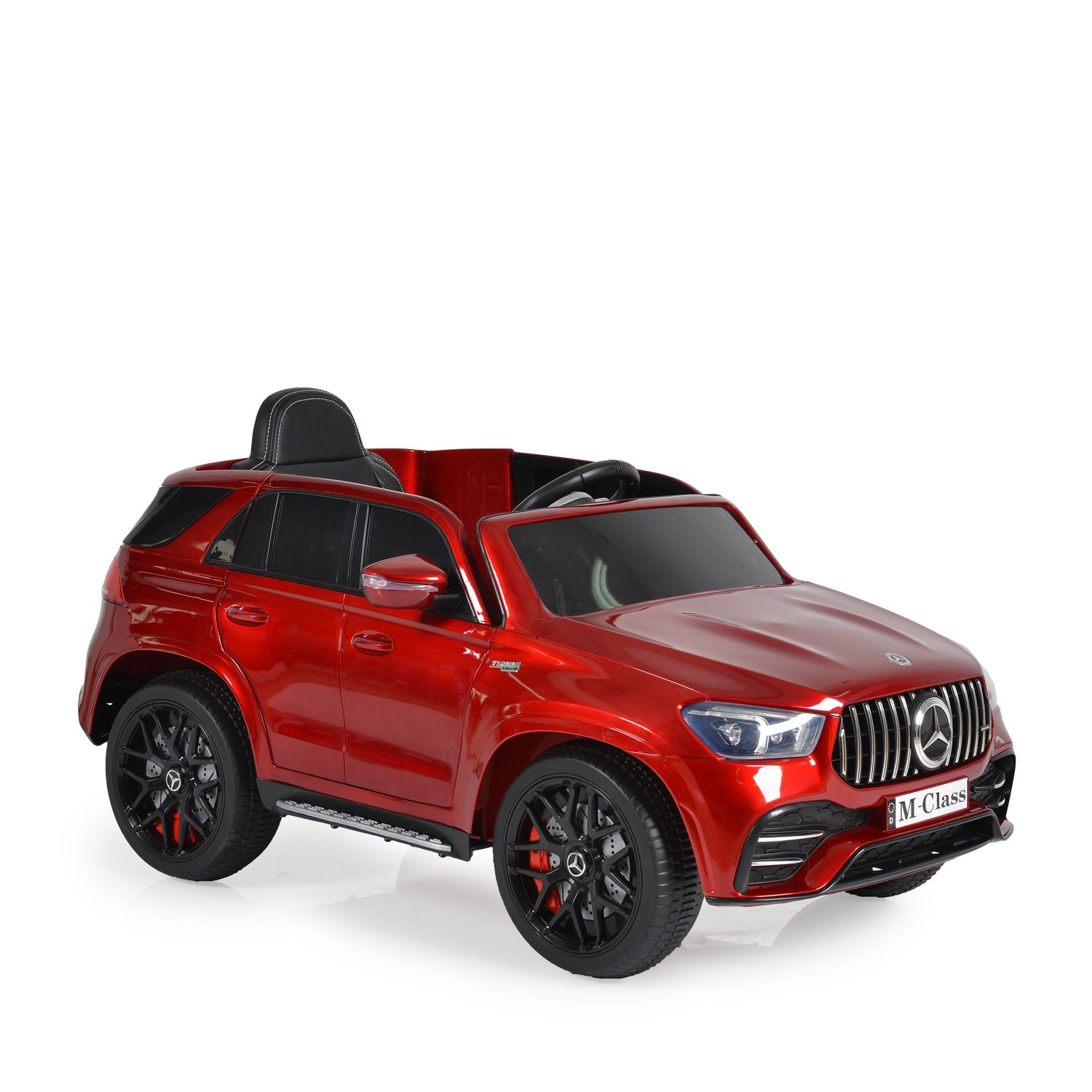 Moni Kinder Elektroauto Mercedes M Klasse W166, EVA-Reifen, Fernbedienung, Musik rot - Bild 1