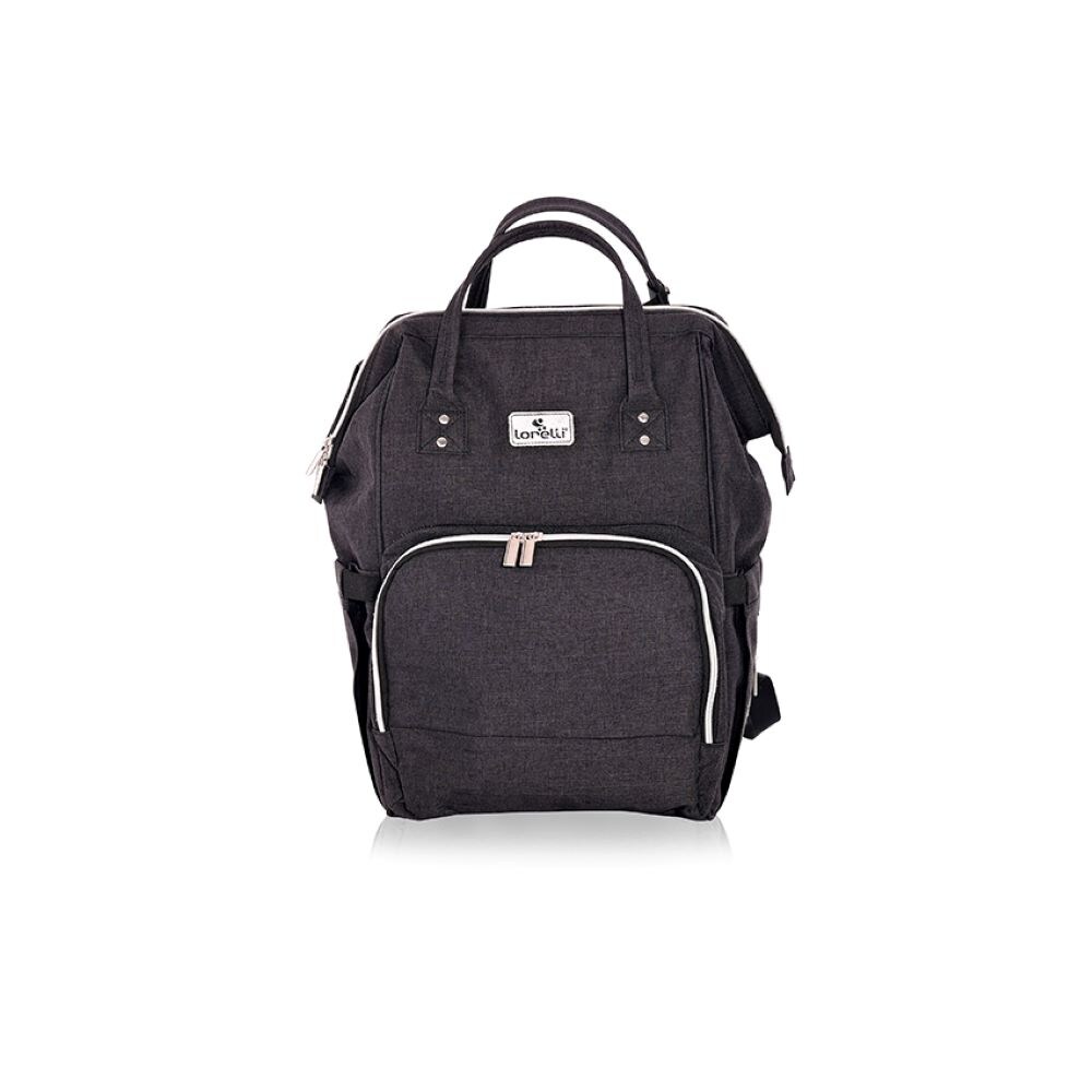 Lorelli Kinderwagentasche Tina Rucksack Wickelunterlage Innenfach Reißverschluss schwarz | 03800151969044