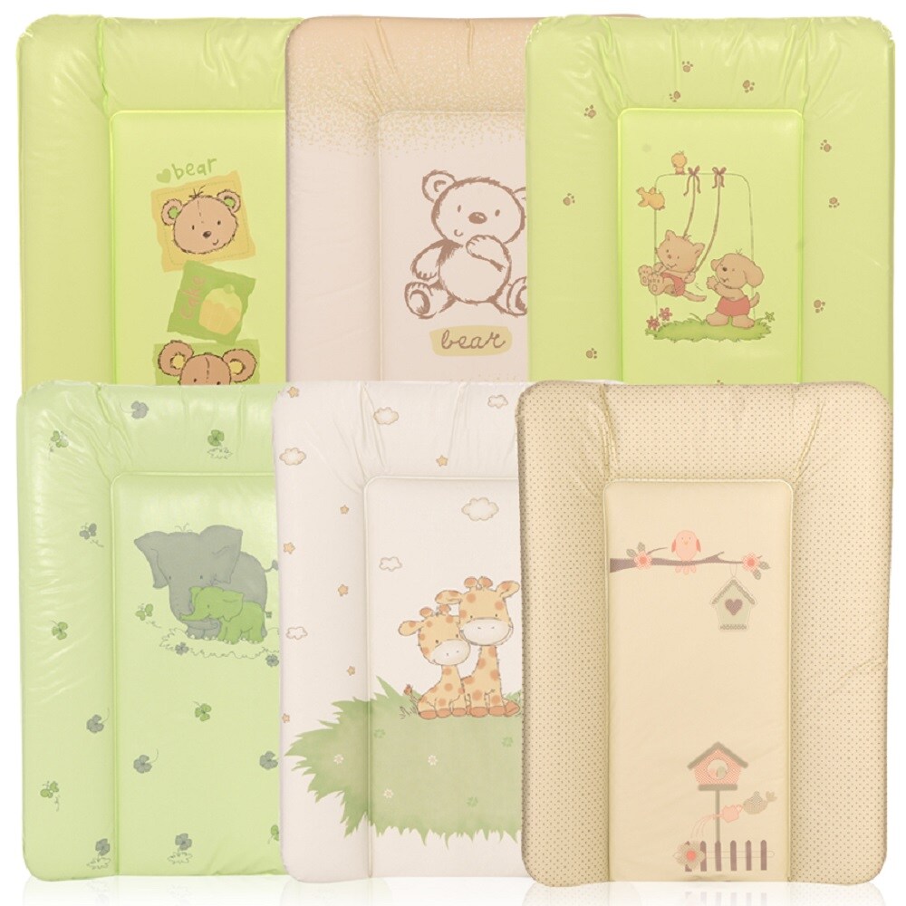 Lorelli Kinder Wickelauflage Softy 50 x 70 cm waschbar gepolstert erh&ouml;hter Rand gr&uuml;n - Bild 1