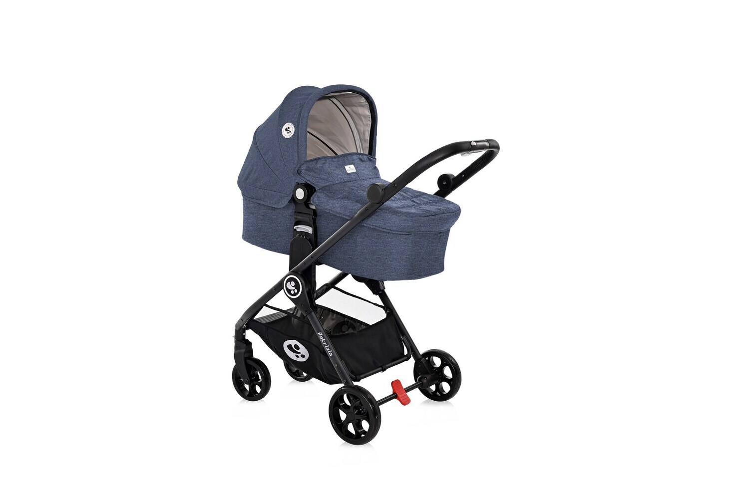 Lorelli Kombikinderwagen 2 in 1 Patrizia, Babywanne, Sportsitz, Sitz umkehrbar blau