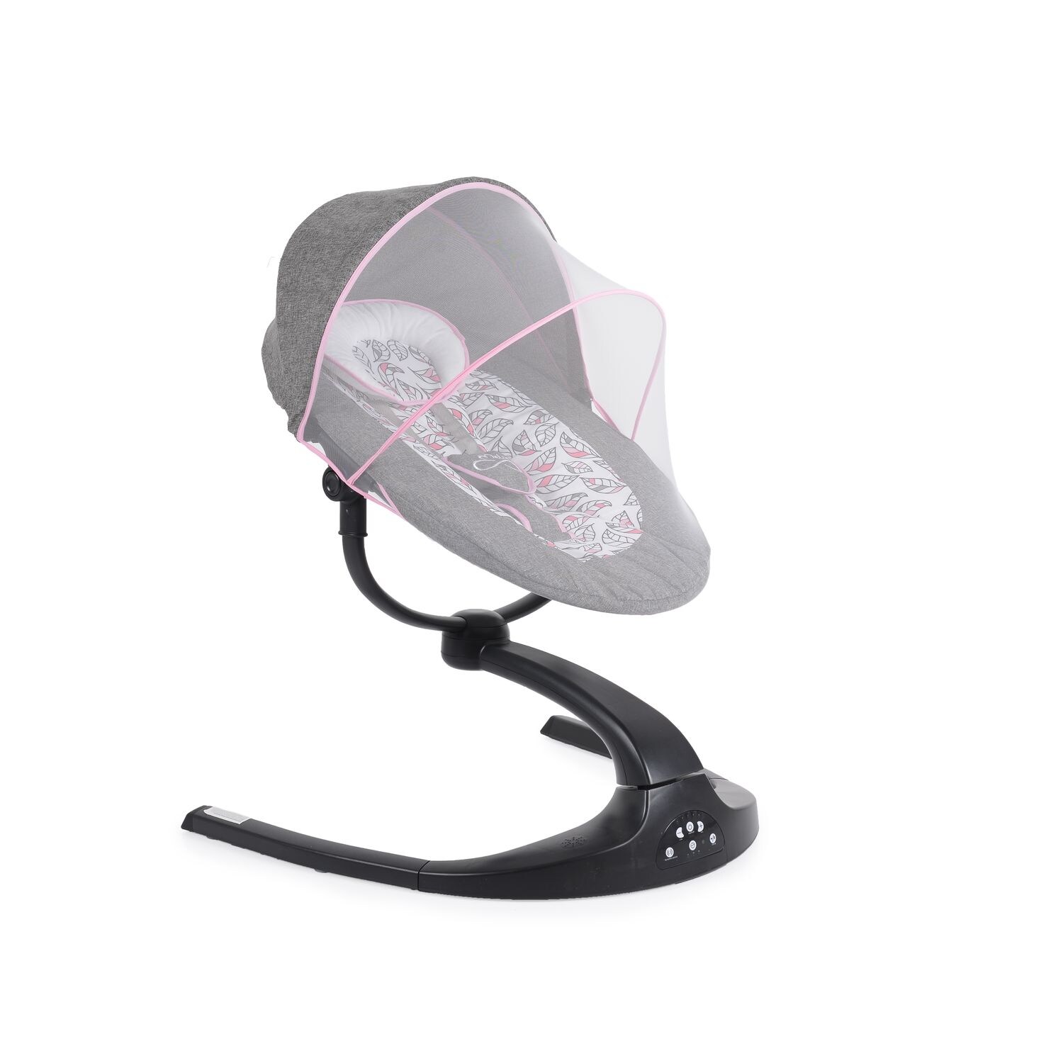 Moni elektrische Babywippe Meira Musikfunktion Moskitonetz Timer Fernbedienung rosa | 03800146248550