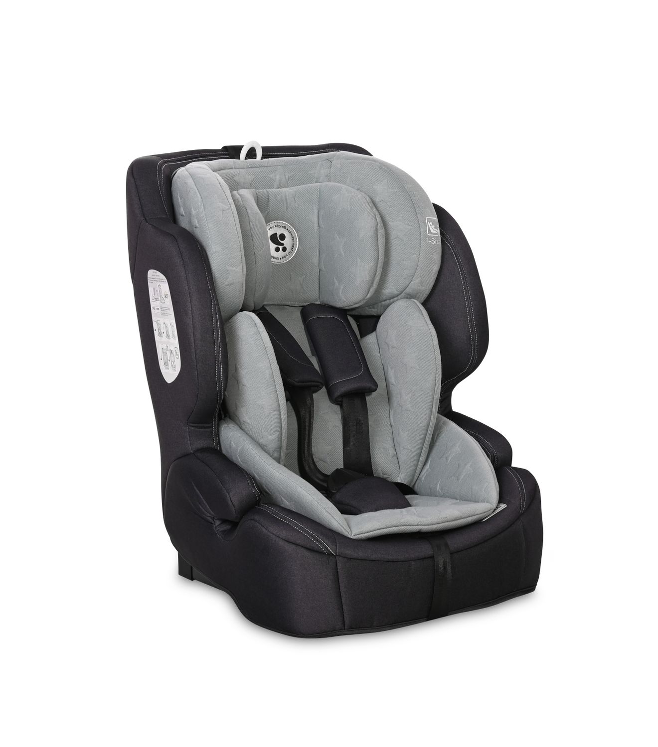 Lorelli Kindersitz Andromeda i-Size (76-150 cm) Isofix, Top Tether, verstellbar grau - Bild 1