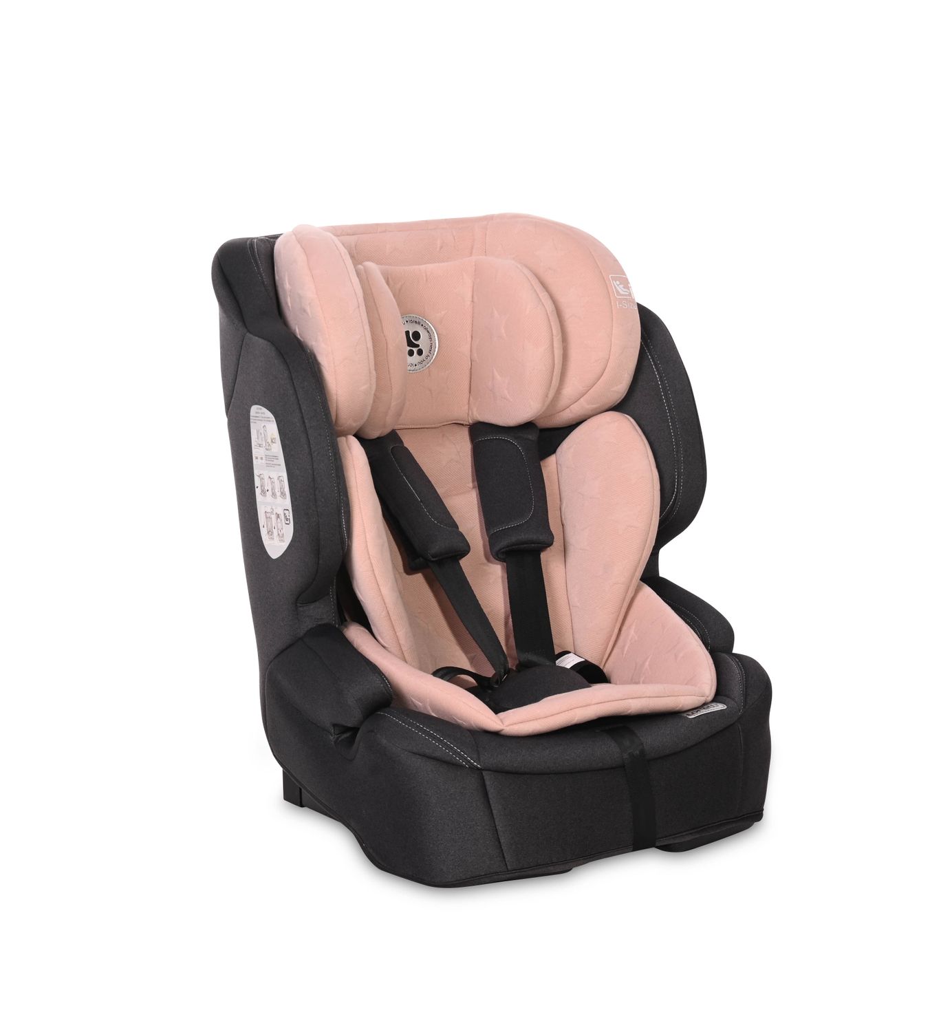 Lorelli Kindersitz Andromeda i-Size (76-150 cm) Isofix, Top Tether, verstellbar rosa - Bild 1