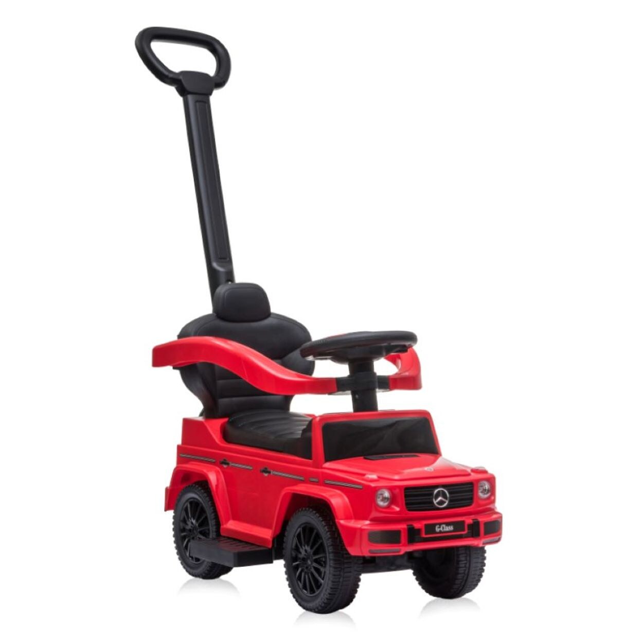 Lorelli Kinder Rutschauto Mercedes Benz G350 Schubstange Musikfunktion Staufach rot
