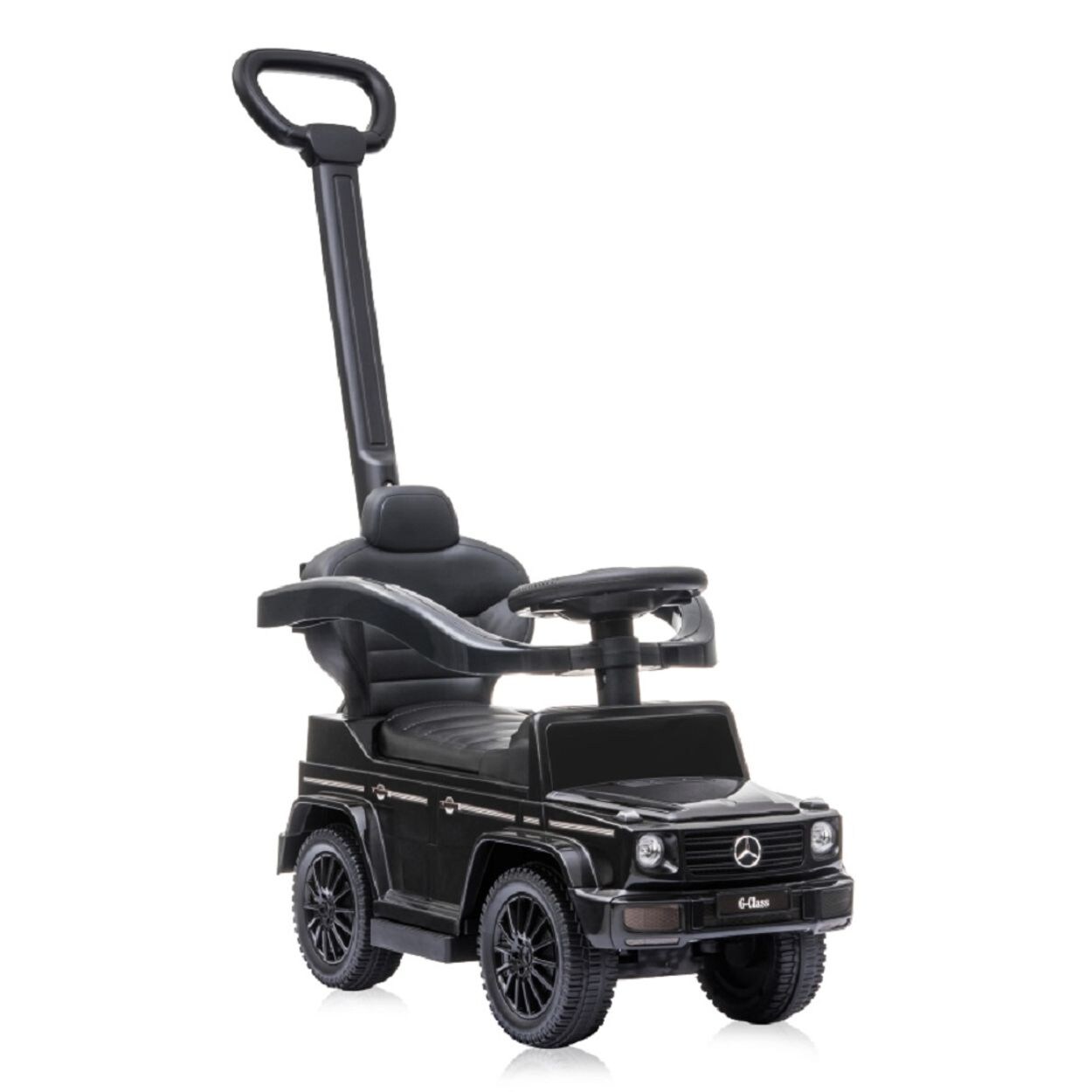 Lorelli Kinder Rutschauto Mercedes Benz G350 Schubstange Musikfunktion Staufach schwarz