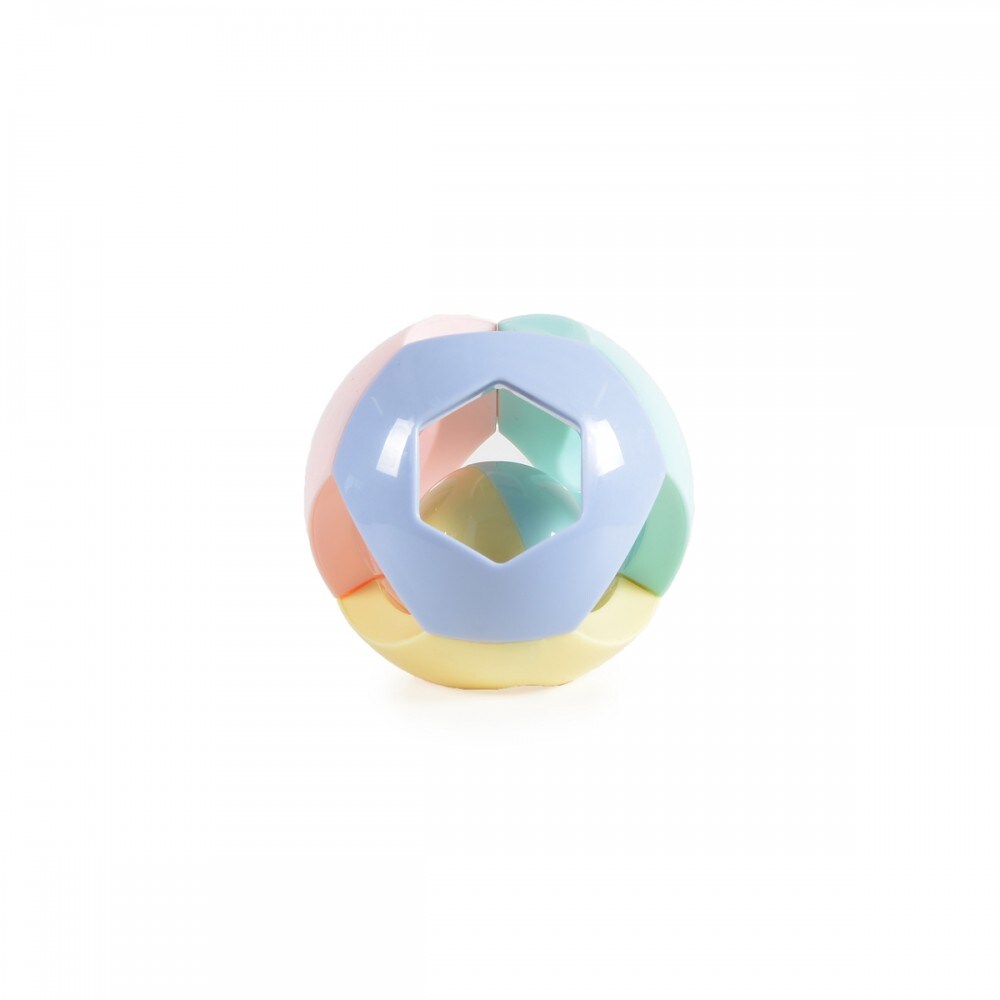 Moni Babyrassel Ball Motorikball Greifling Pastell, farbenfroh, ab Geburt bunt - Bild 1