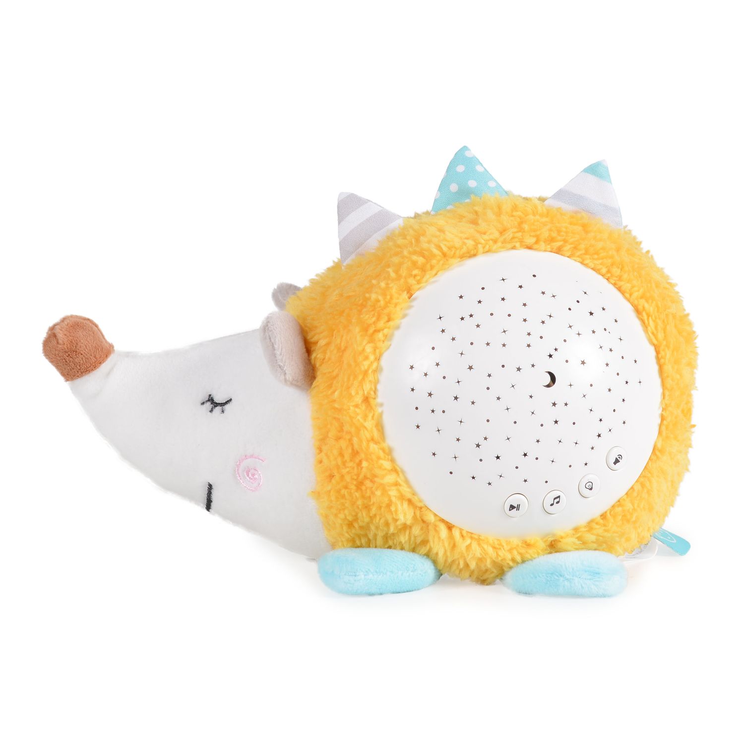 Moni Musik Pl&uuml;schtier Starry Sky Nachtlicht Projektor Musik Lautst&auml;rkeregelung gelb - Bild 1