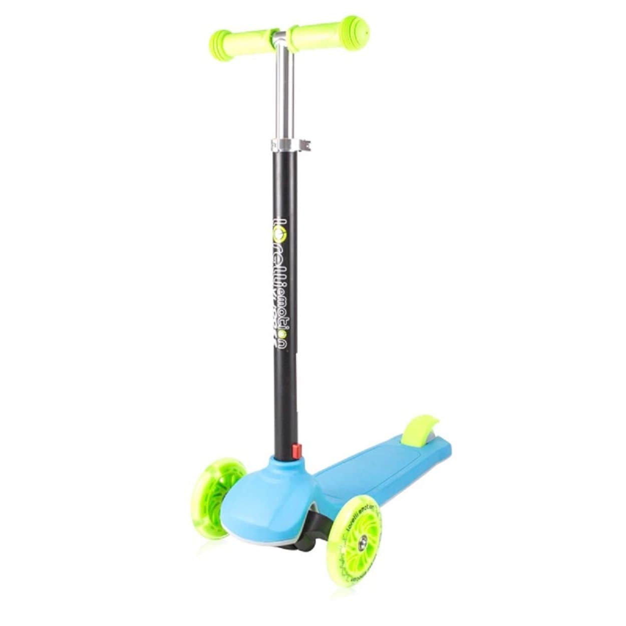 Lorelli Kinderroller Yuppee, 3 PU-R&auml;der mit Licht, h&ouml;henverstellbar, Bremse hellblau - Bild 1
